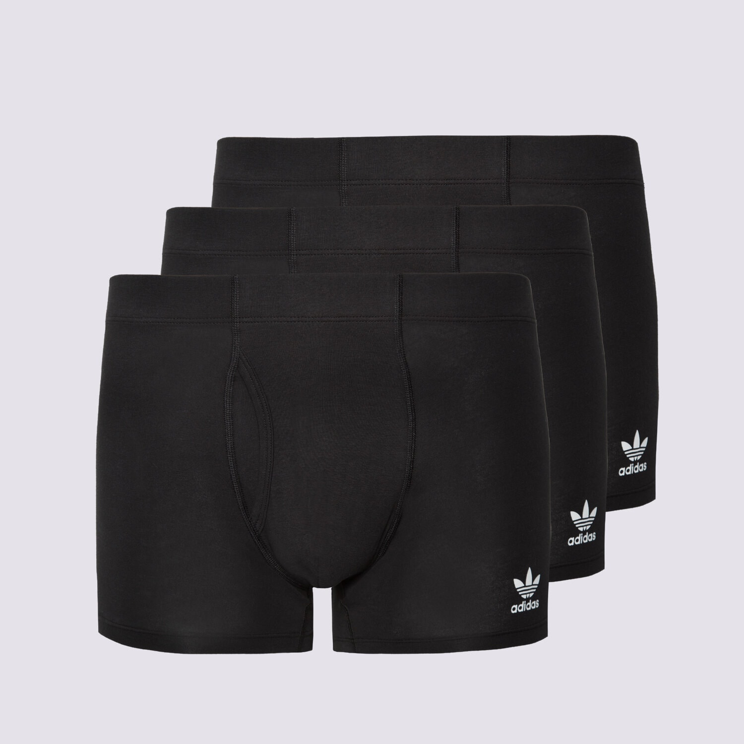 pánské spodní prádlo ADIDAS TRENKY TRUNK (3PK) 4A1M51-000 ČERNÁ