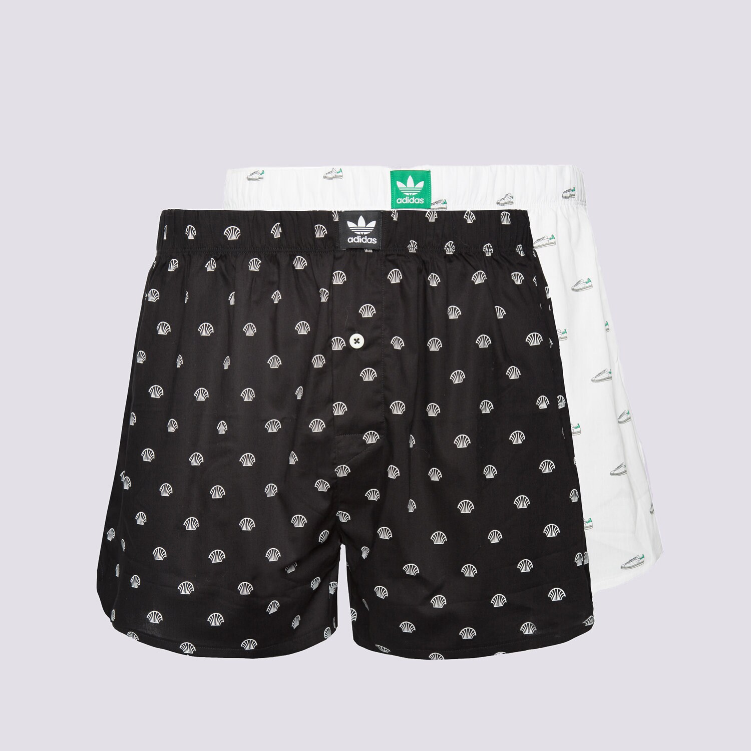 pánské spodní prádlo ADIDAS TRENKY WOVEN BOXER (2PK) 4A3M52-908 VÍCEBAREVNÁ