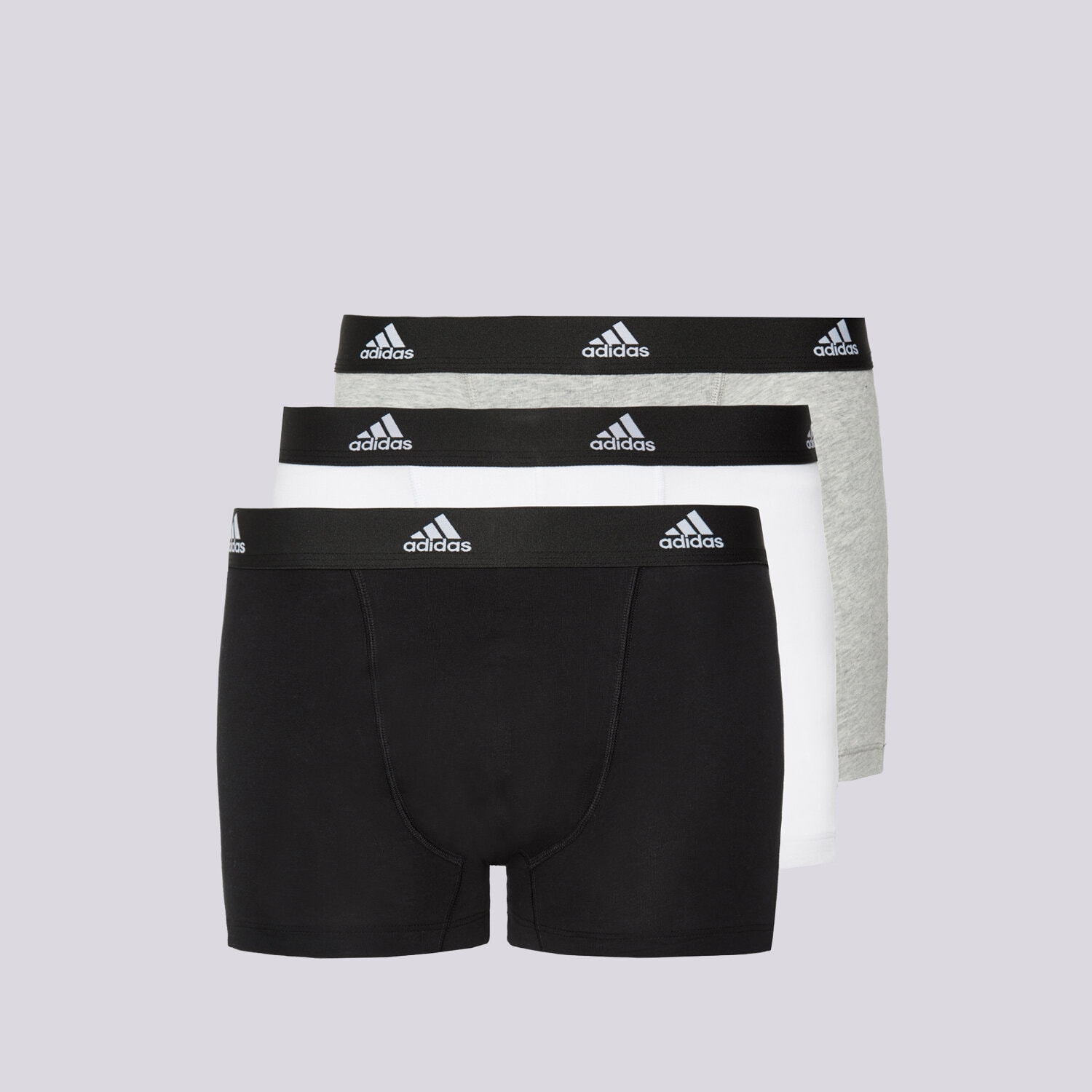 pánské spodní prádlo ADIDAS TRENKY TRUNK (3PK) 4A1M02-917 VÍCEBAREVNÁ