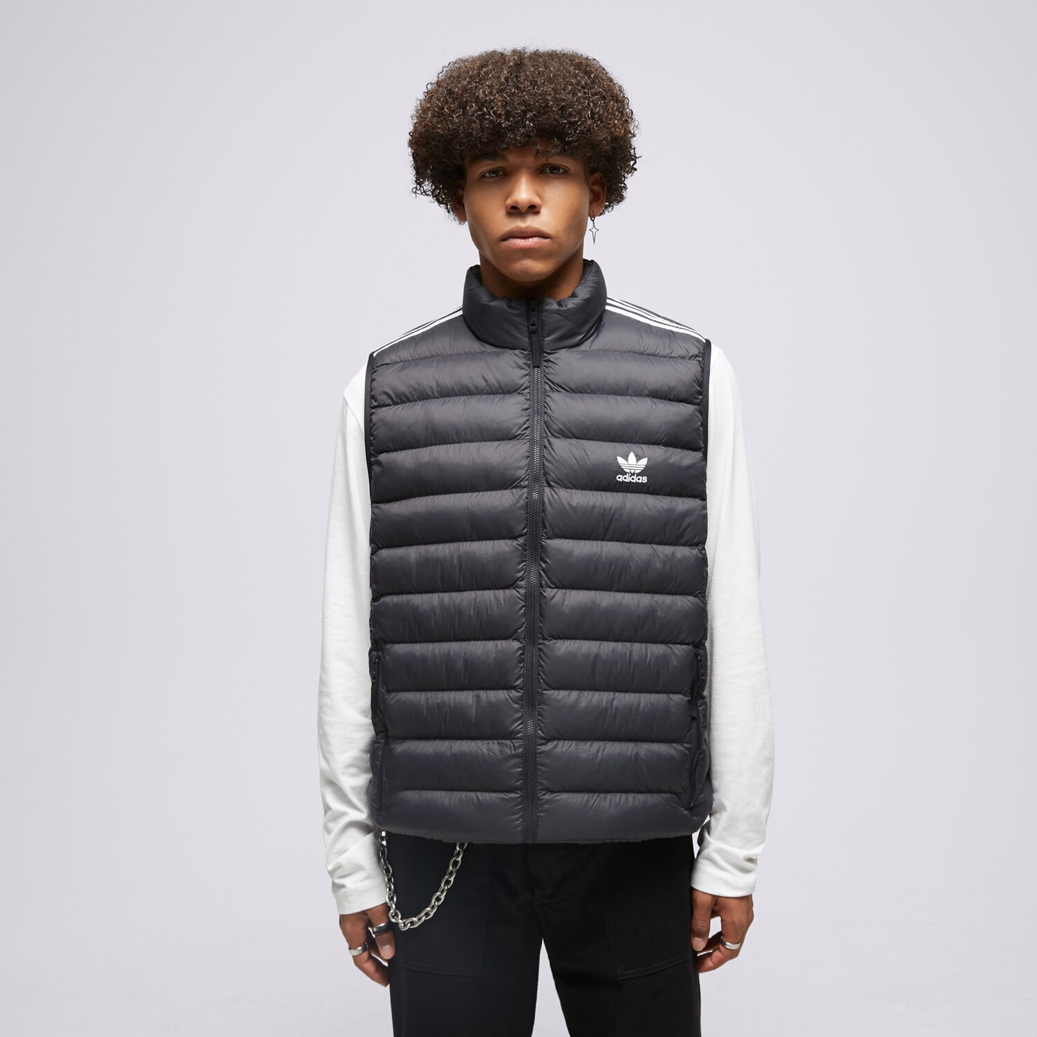 pánská vesta ADIDAS VESTA PADDED VEST HZ0686 ČERNÁ