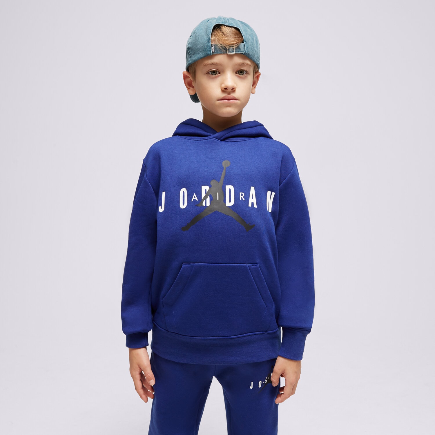 dětská mikina JORDAN MIKINA S KAPUCÍ JDB JUMPMAN SUSTAINABLE BOY 95B910-U1A VÍCEBAREVNÁ
