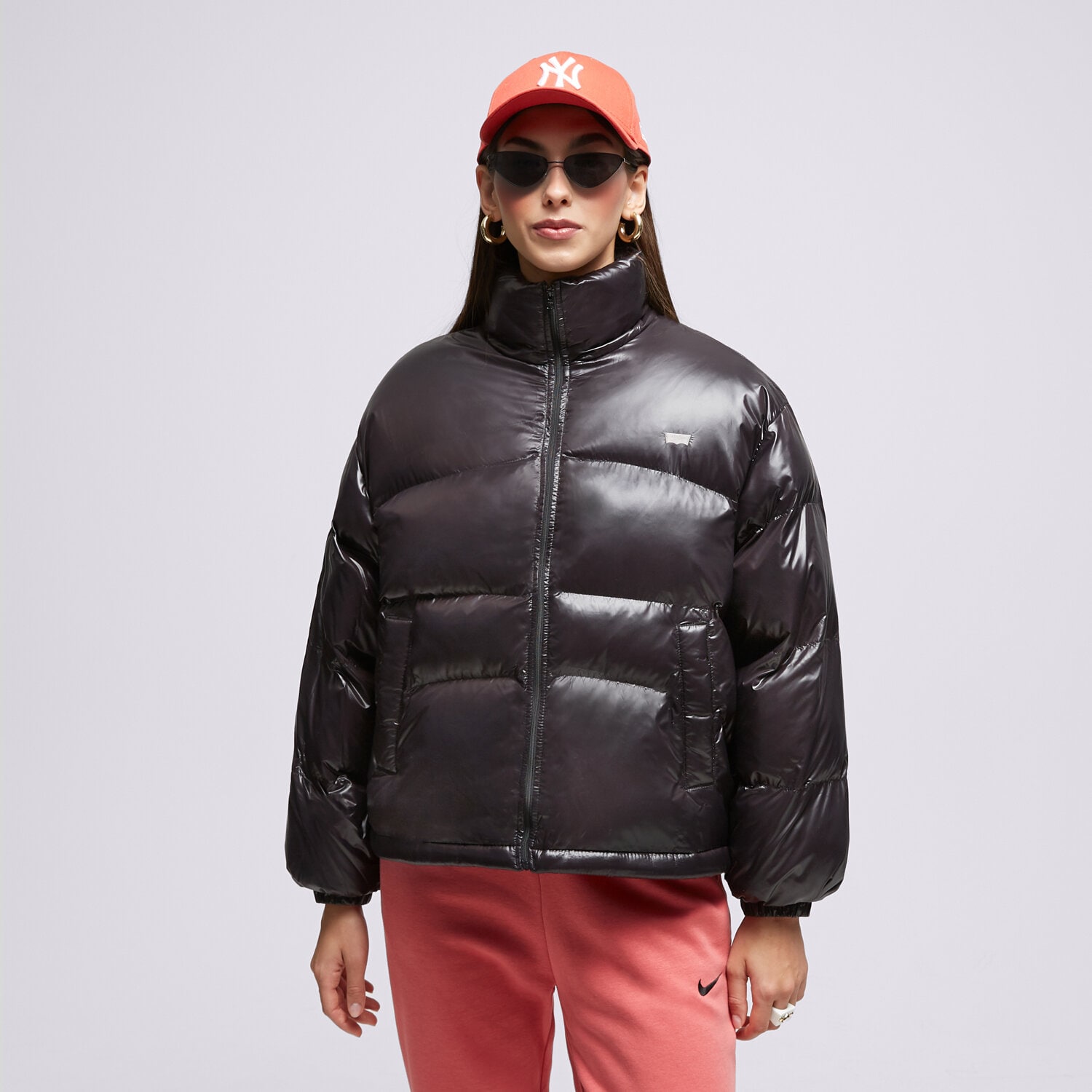 dámská zimní bunda LEVI'S BUNDA ZIMNÍ RETRO PUFFER A5895-0000 ČERNÁ