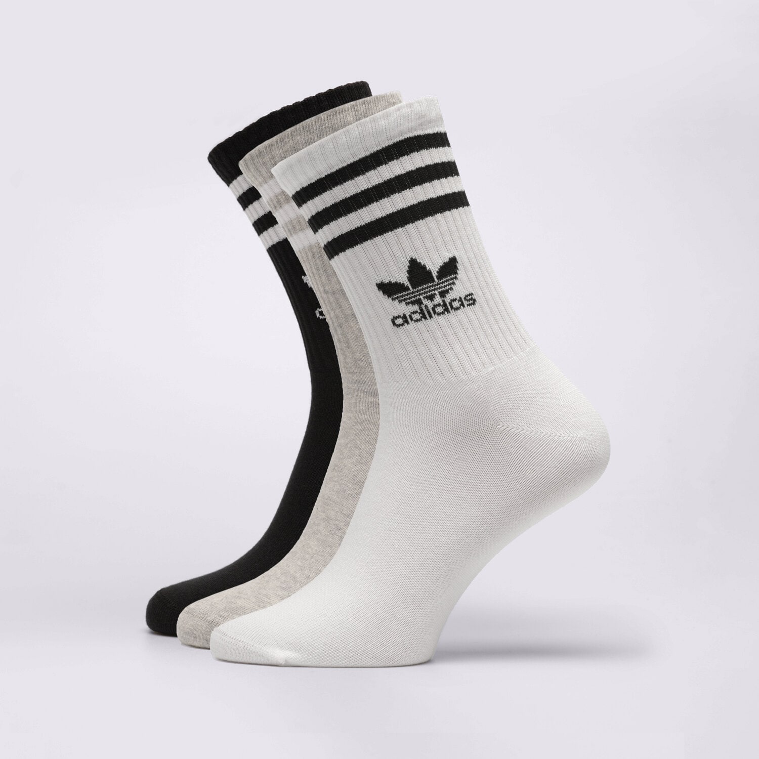 dámské ponožky ADIDAS PONOŽKY 3-PACK SOCKS CREW IL5023 VÍCEBAREVNÁ