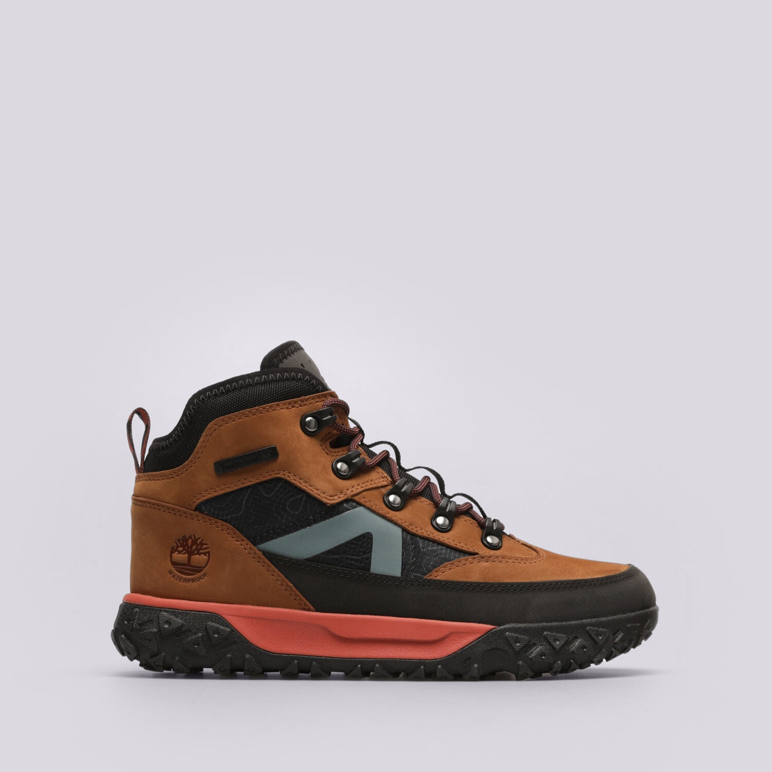 dětská outdoorová obuv TIMBERLAND GS MOTION 6 MID F/LWP TB0A66SCF131 HNĚDÁ