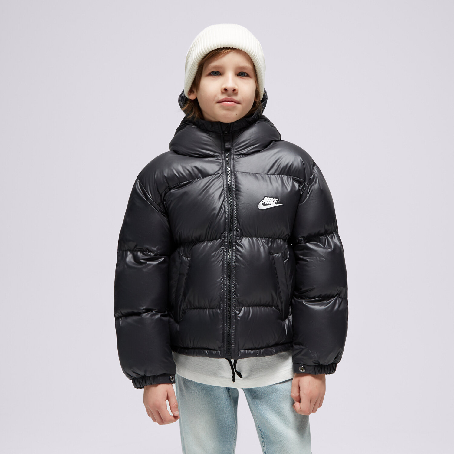 dětské tričko NIKE BUNDA ZIMNÍ K NSW TF RPL HGH SYNFL U FD2846-011 ČERNÁ