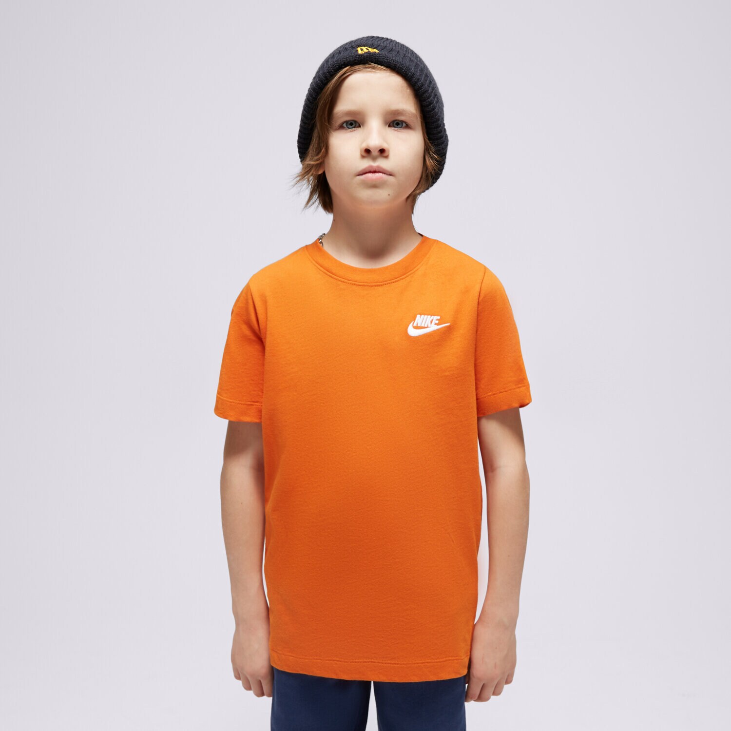 dětské tričko NIKE TRIČKO NIKE SPORTSWEAR BOY AR5254-893 ORANŽOVÁ