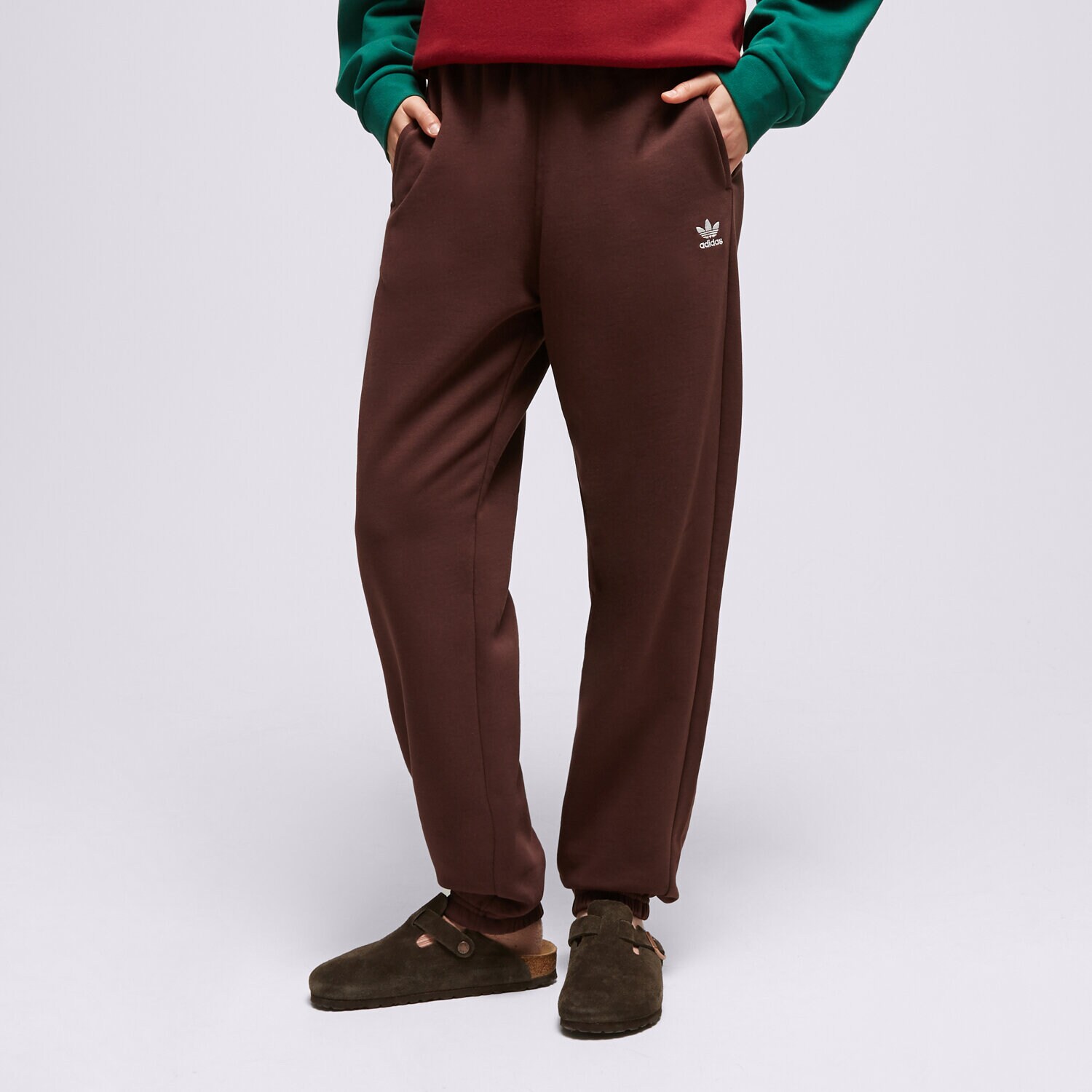 dámské kalhoty ADIDAS KALHOTY IJ9810 HNĚDÁ