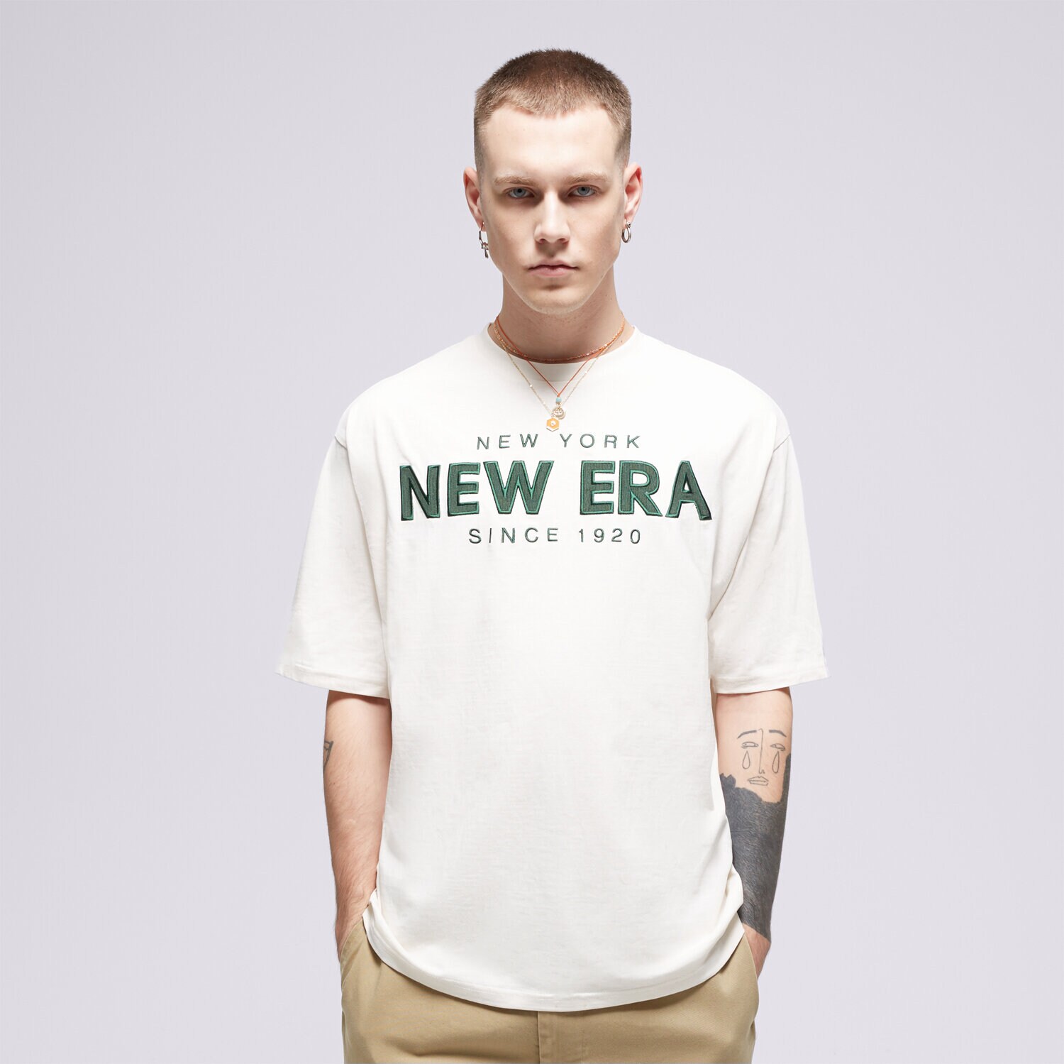 pánské tričko NEW ERA TRIČKO NE WORDMARK OS 60424470 BÍLÁ