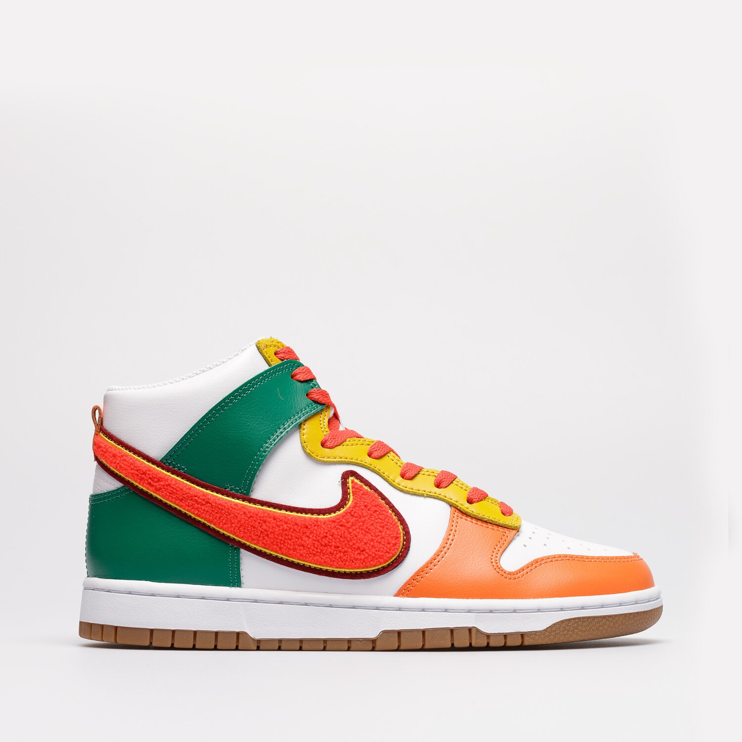 pánské tenisky NIKE DUNK HI RETRO SWOOSH DR8805-100 BÍLÁ