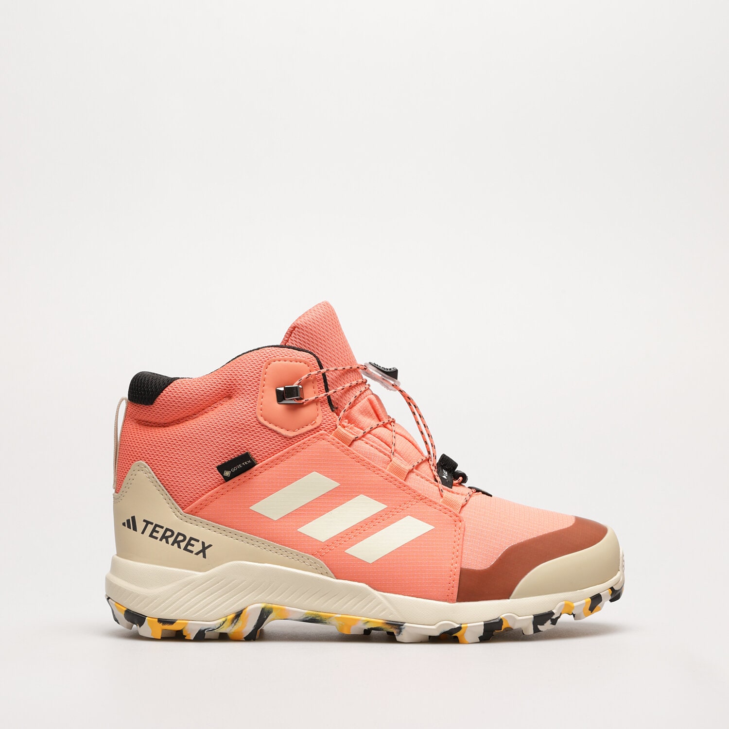 dětská outdoorová obuv ADIDAS TERREX MID GTX K IF7523 ORANŽOVÁ