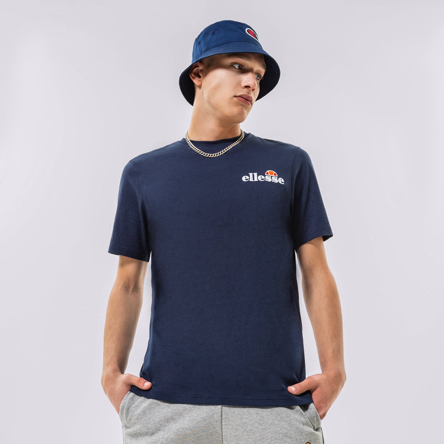 pánské tričko ELLESSE TRIČKO VOODOO NAVY SHB06835429 TMAVOMODRÁ