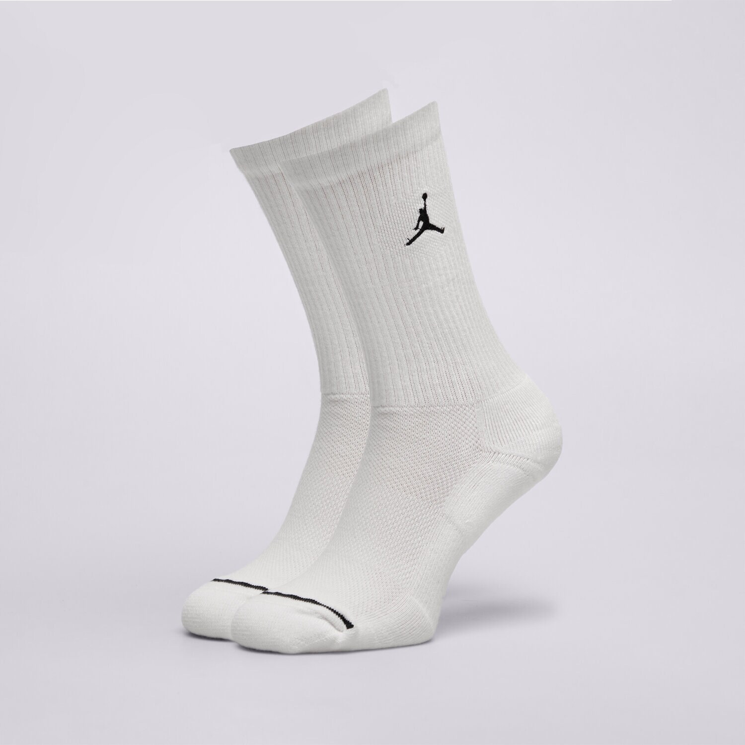 dámské ponožky JORDAN  PONOŽKY U J ED ELVD CREW 3PR IR6319-100 BÍLÁ