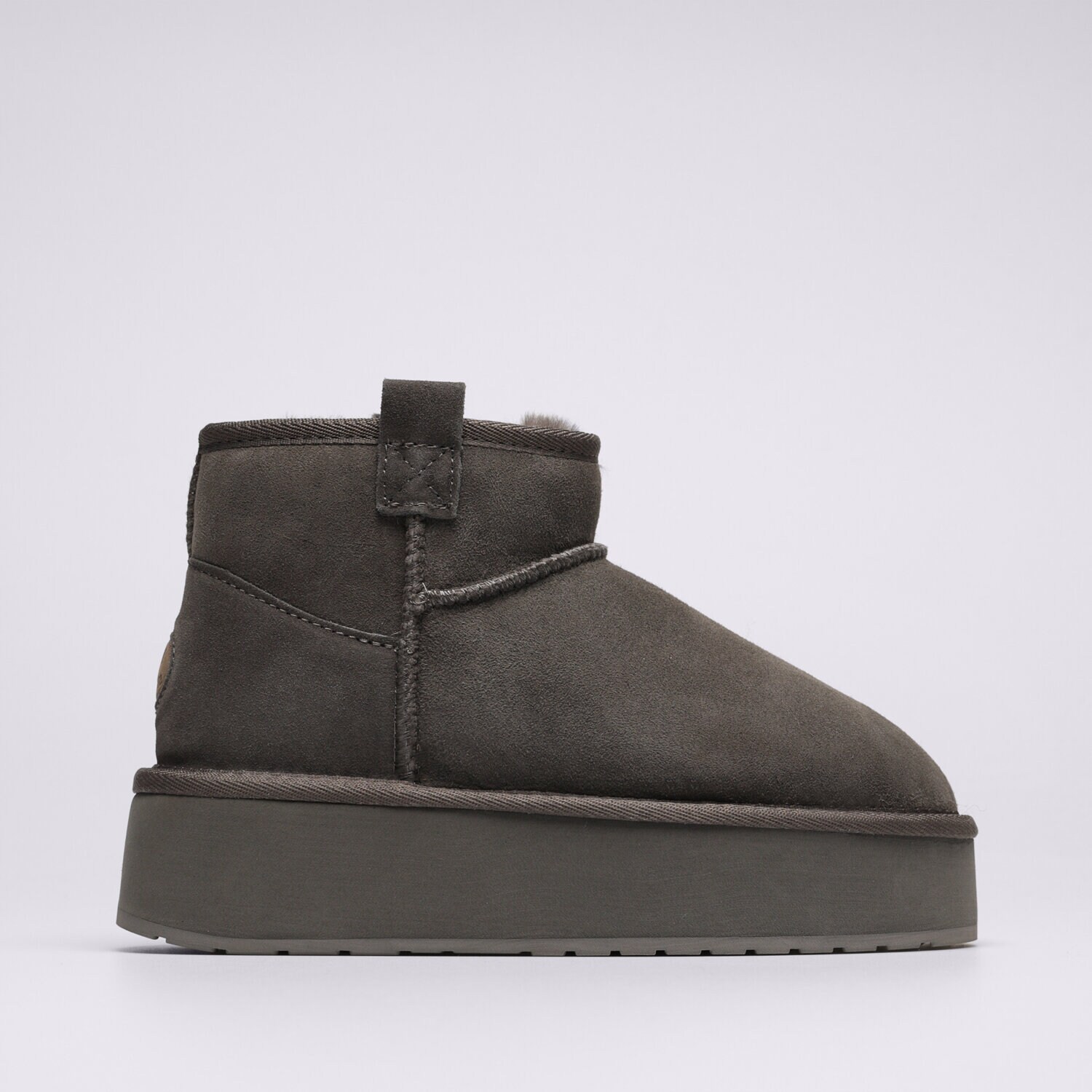 dámské boty casual EMU AUSTRALIA FOYFLATFORM MICRO W13073CHARCOAL ŠEDÁ