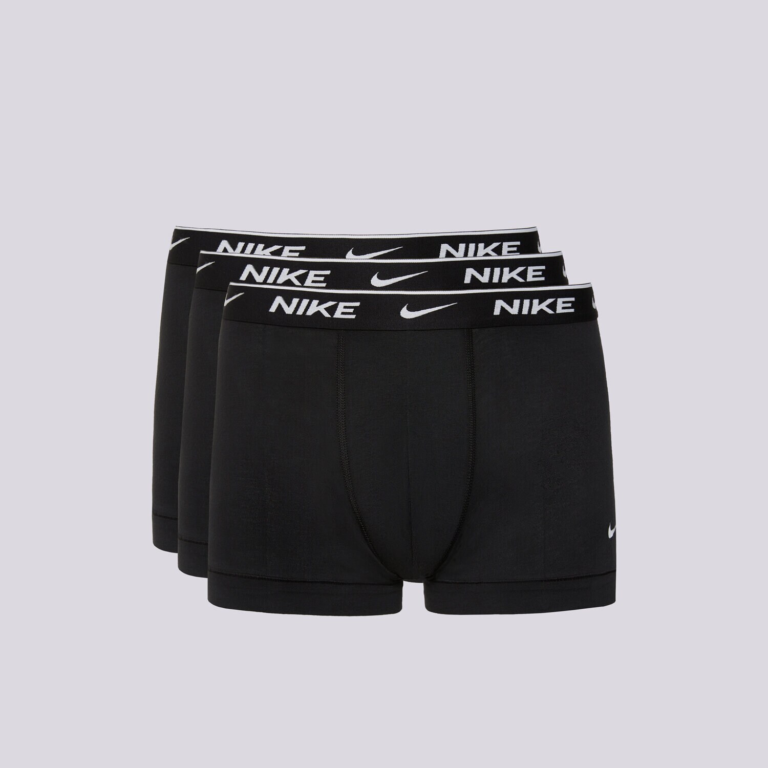 pánské spodní prádlo NIKE TRENKY ESSENTIAL COTTON STRETCH TRUNK 3 NQ00KE1284001 ČERNÁ