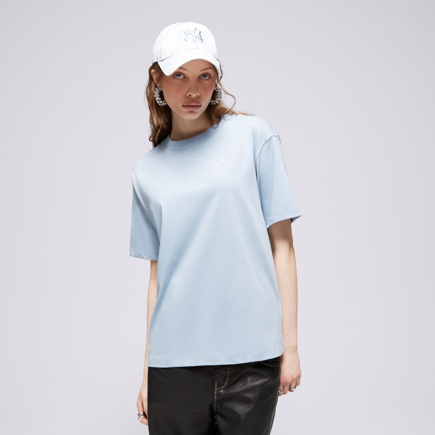 dámské tričko JORDAN  TRIČKO W J ESSEN GF TEE CORE 23 FN4500-436 MODRÁ