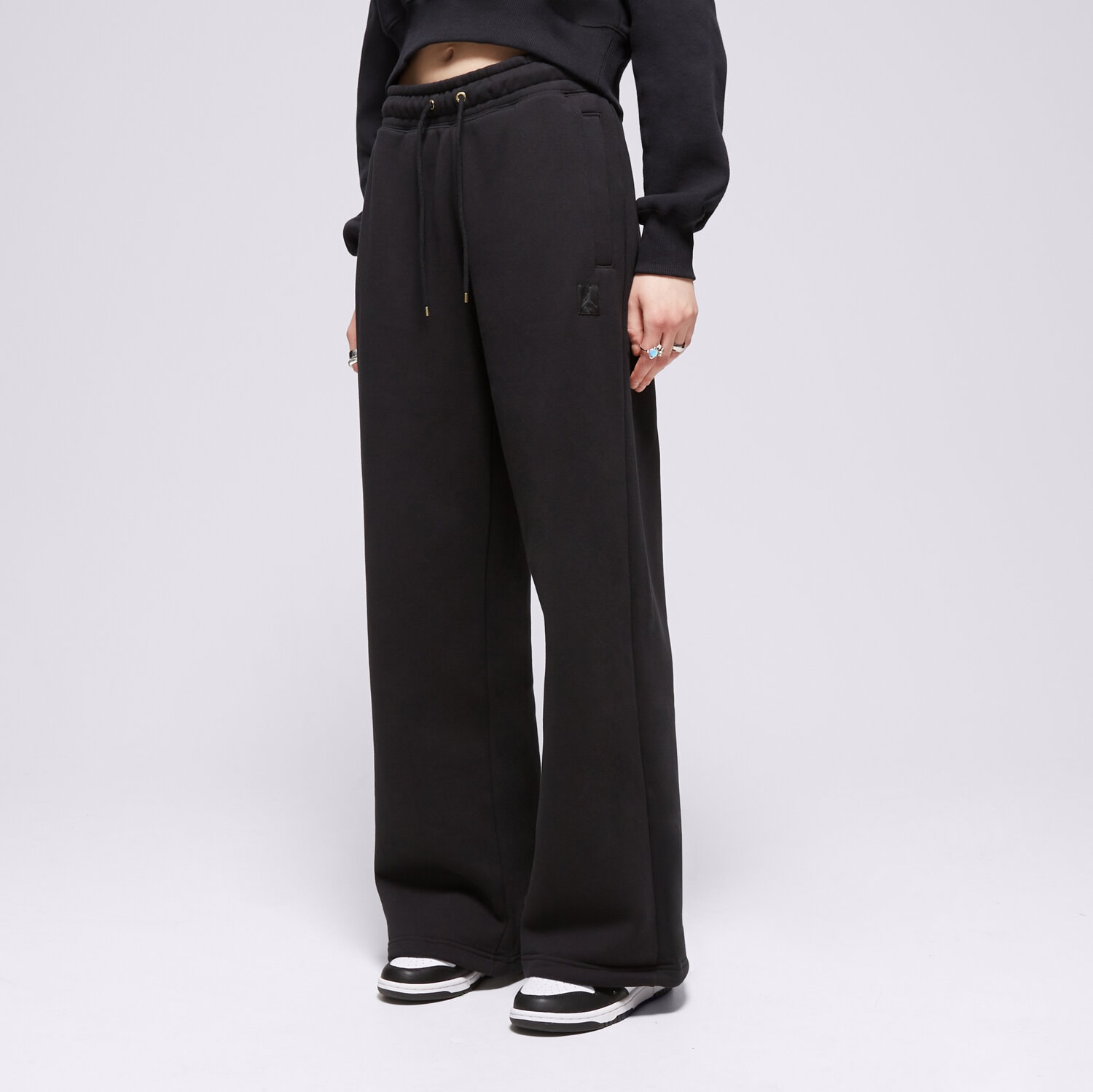 dámské kalhoty JORDAN KALHOTY  W J FLT FLC PANT SSNL FD7224-010 ČERNÁ