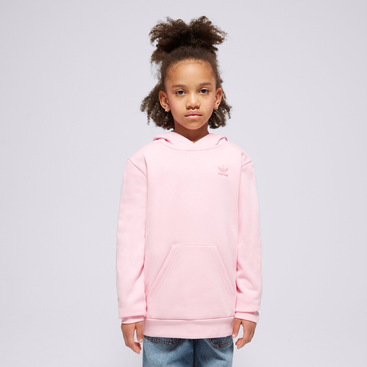 dětská mikina ADIDAS MIKINA S KAPUCÍ HOODIE G IP3037 RŮŽOVÁ