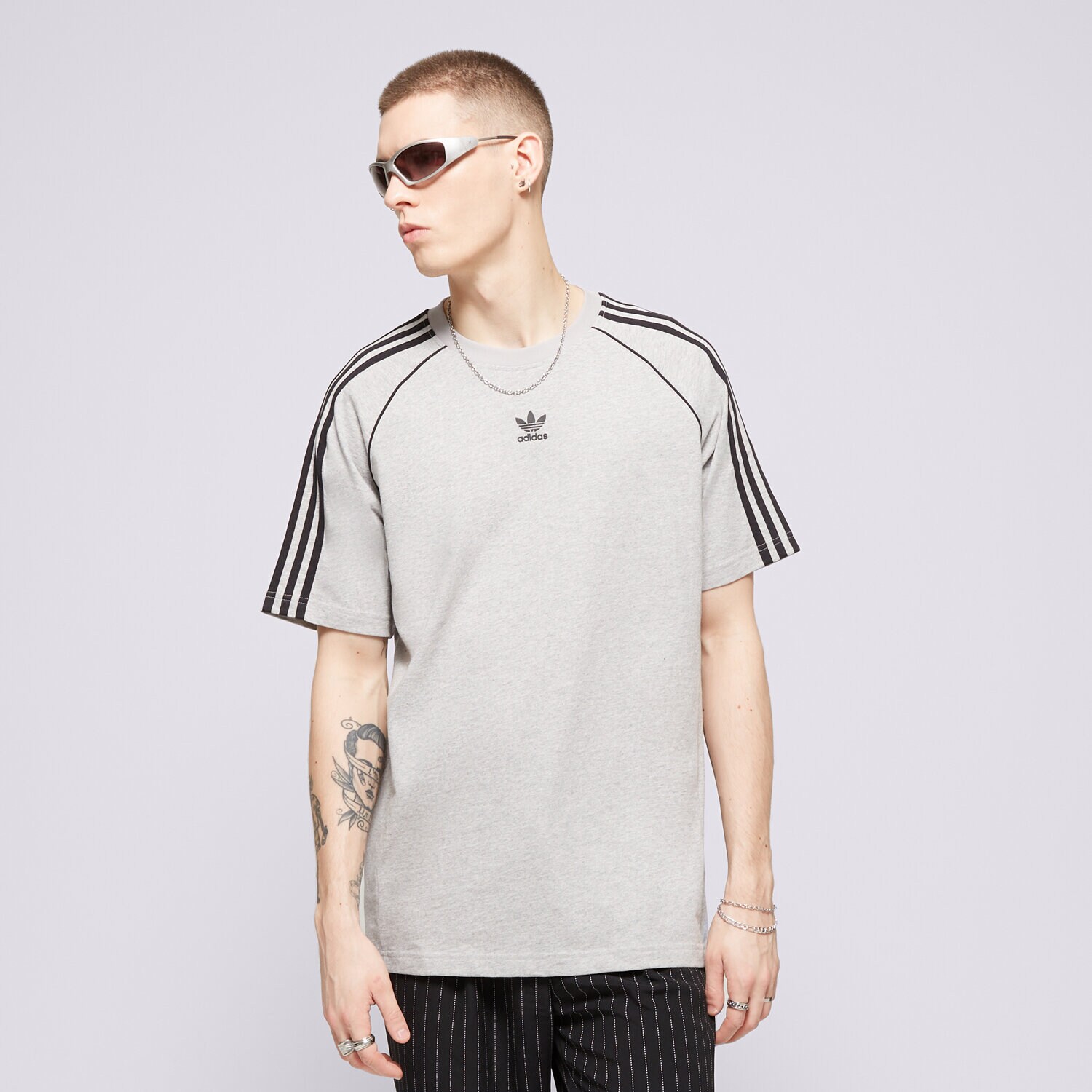 pánské tričko ADIDAS TRIČKO SST TEE IR9455 ŠEDÁ