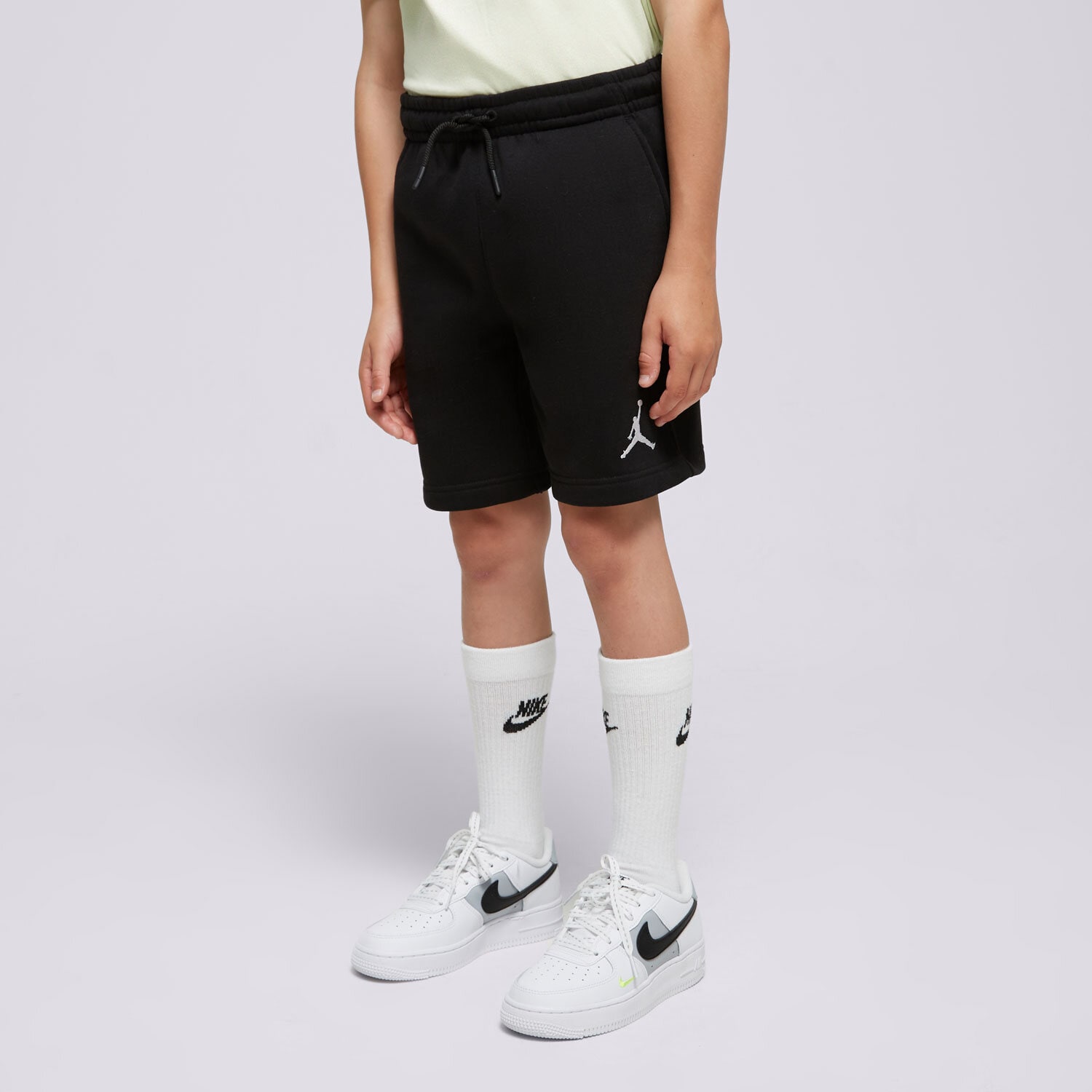 JORDAN ŠORTKY  JDB MJ ESSENTIALS FLC SHORT BOY 95C576-023 ČERNÁ