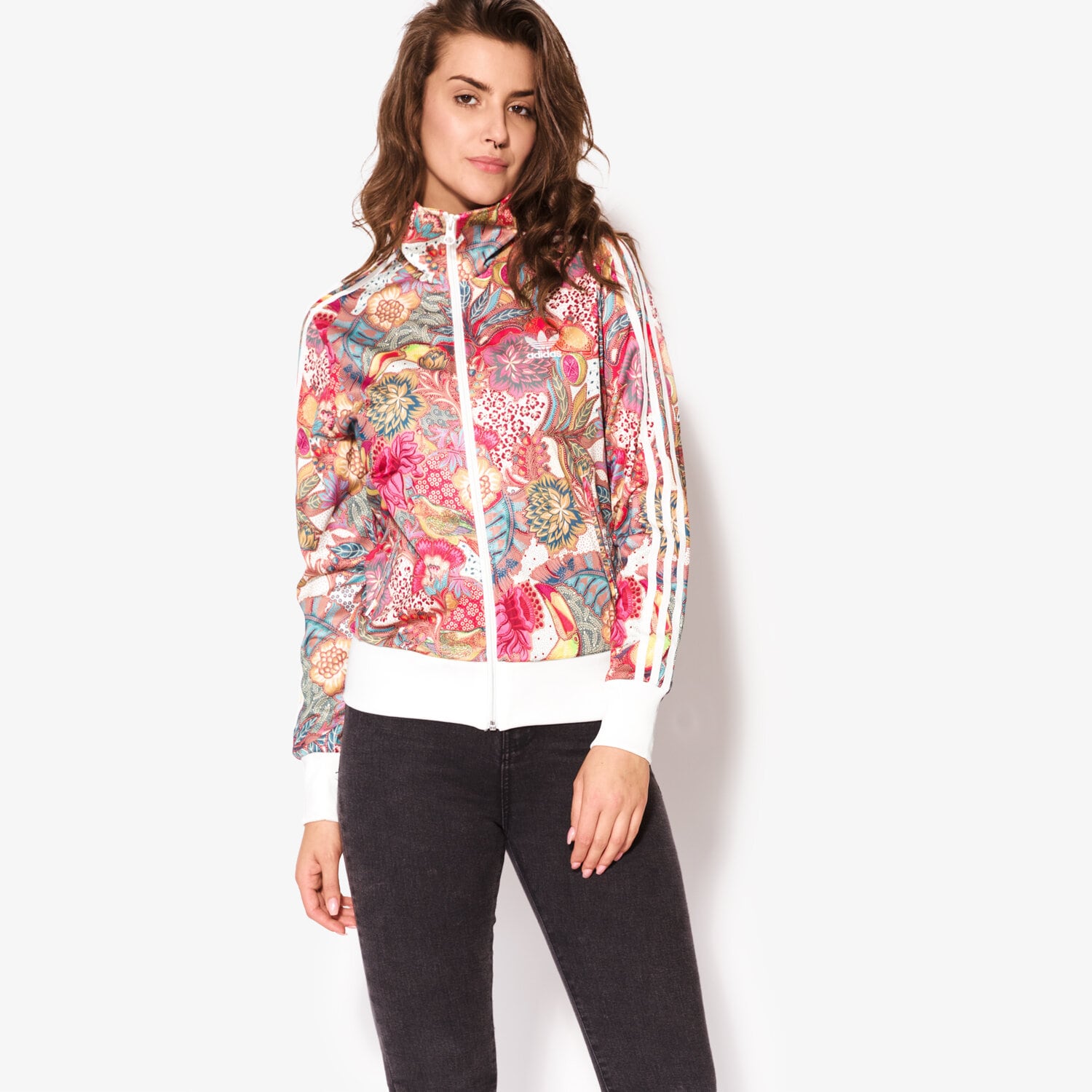 dámská mikina ADIDAS MIKINA FUGIPRABALI BJ8408 VÍCEBAREVNÁ