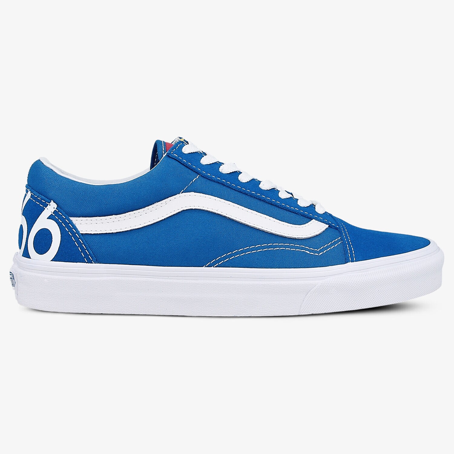 pánské skate boty (skateboardové) VANS OLD SKOOL  VA38G1MVW MODRÁ