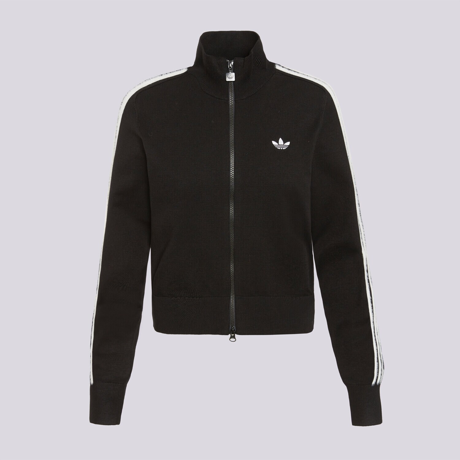 dámská mikina ADIDAS MIKINA ROZEPÍNACÍ KNIT FB TT KS7366 ČERNÁ