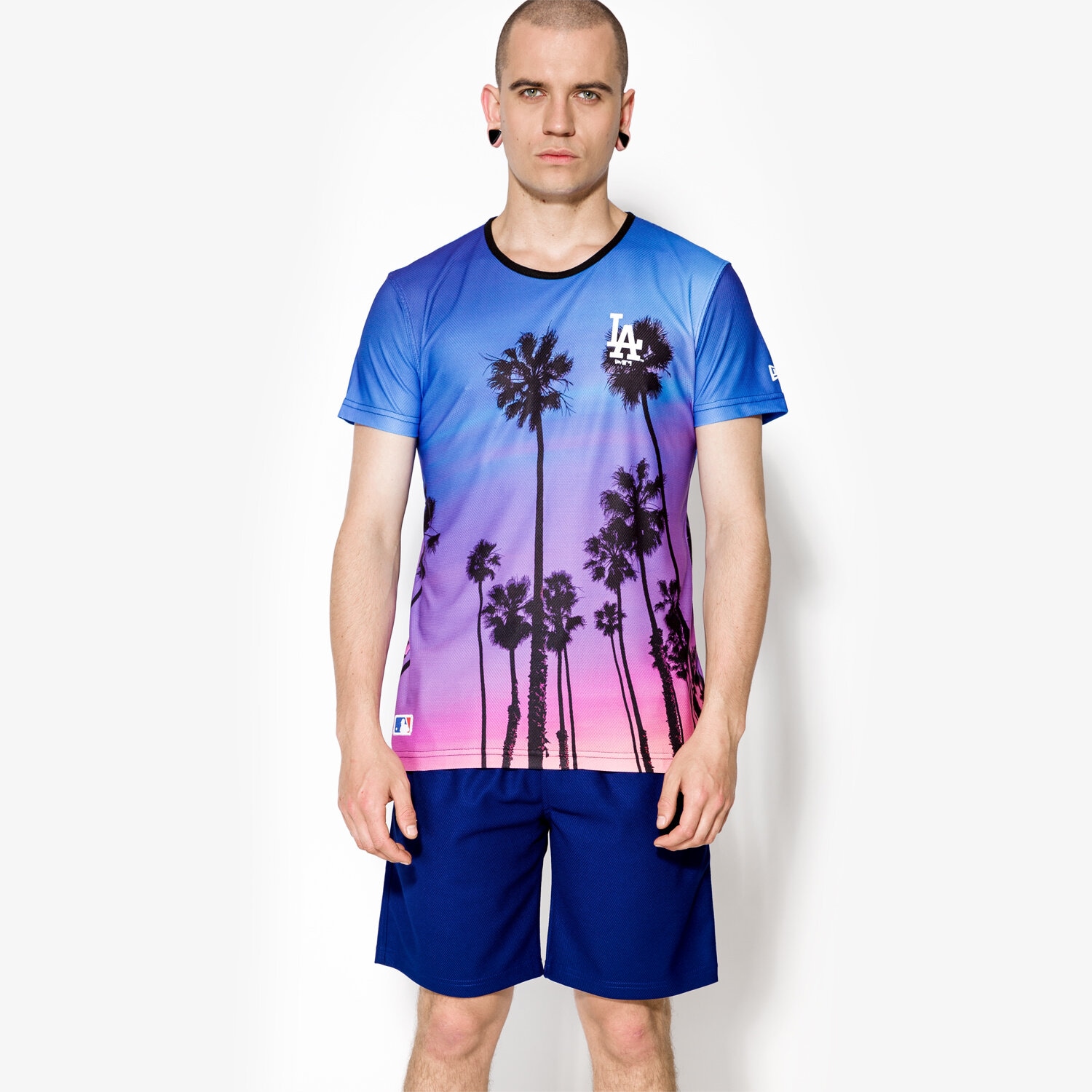 pánské tričko NEW ERA TRIČKO WEST COAST LA DODGERS MUL 11409742 VÍCEBAREVNÁ