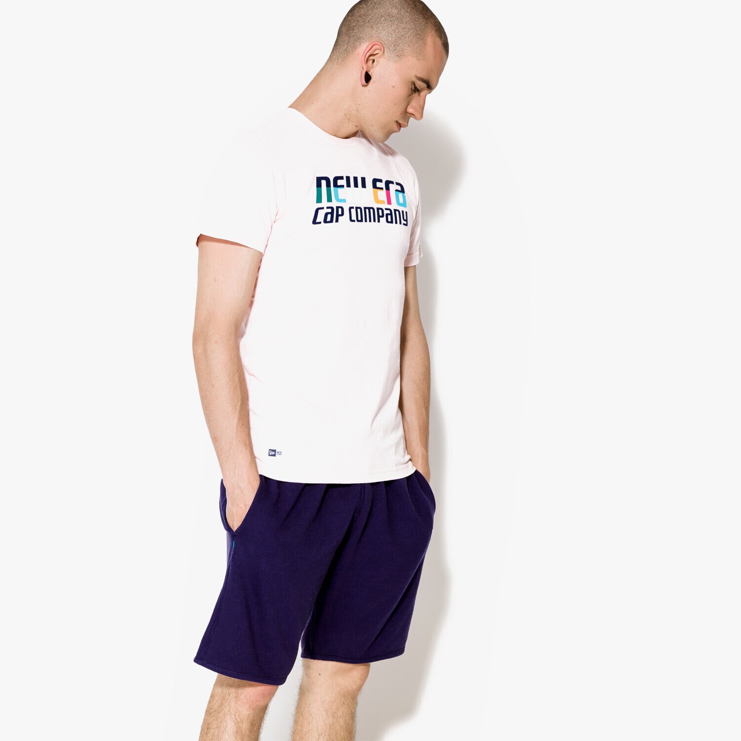 pánské tričko NEW ERA TRIČKO URBAN SUMMER NE BLS 11409850 RŮŽOVÁ