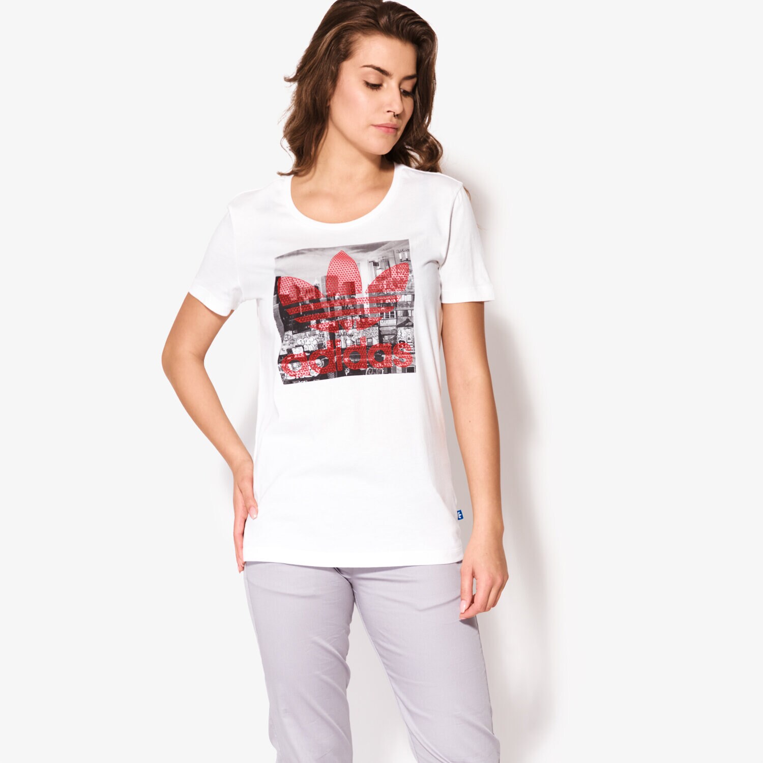dámské tričko ADIDAS TRIČKO SS TREFOIL TEE BK2346 BÍLÁ