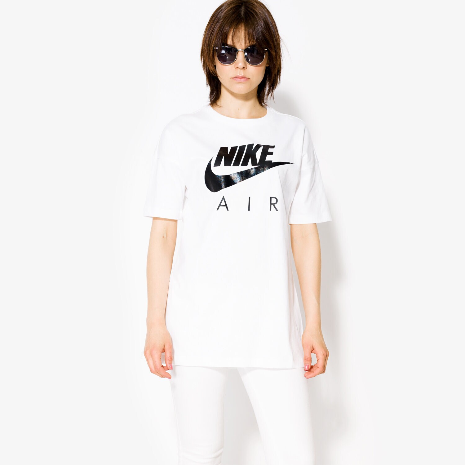 dámské tričko NIKE TRIČKO SS W NSW TOP SS AIR BF 875576101 BÍLÁ
