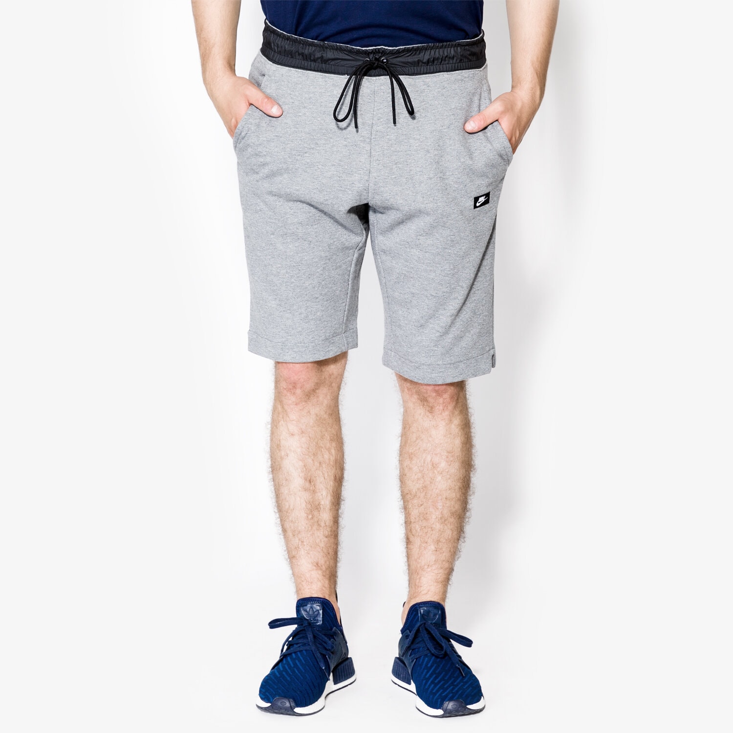 pánské kraťasy NIKE ŠORTKY  MODERN SHORT FT 805152091 ŠEDÁ