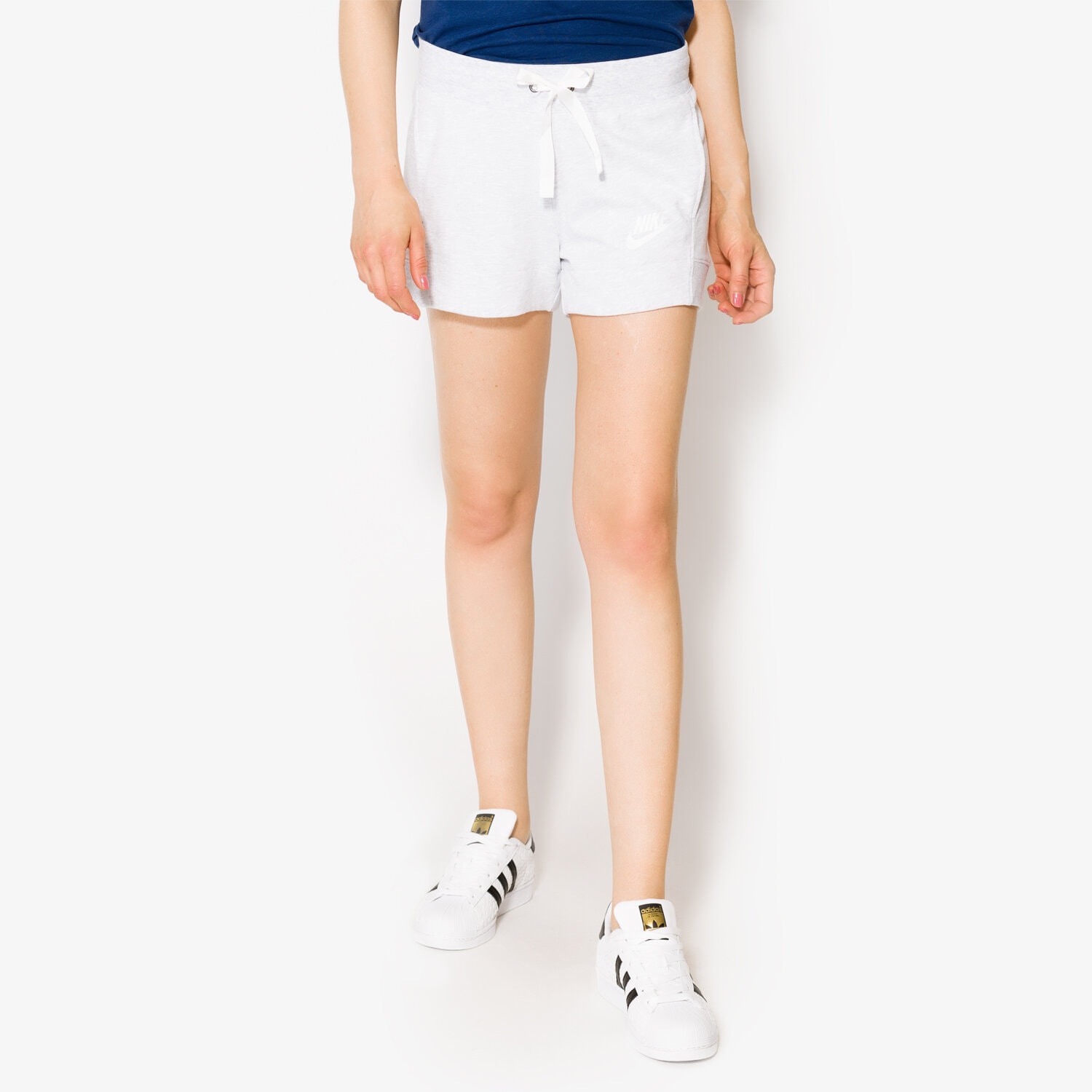 dámské kraťasy NIKE ŠORTKY  W NSW SHORT INDIO 884362051 ŠEDÁ