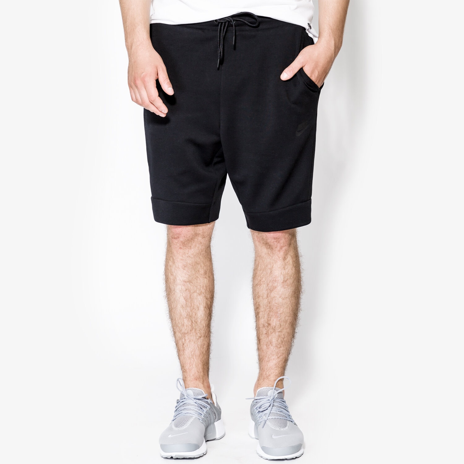pánské kraťasy NIKE ŠORTKY  TCH FLC SHORT 805160010 ČERNÁ