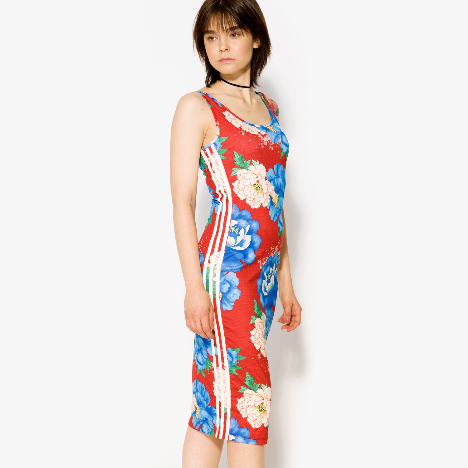 dámské šaty ADIDAS ŠATY C TOP DRESS BJ9029 VÍCEBAREVNÁ