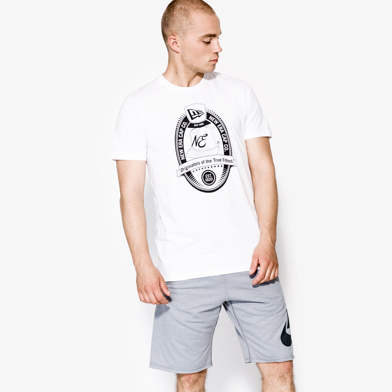 pánské tričko NEW ERA TRIČKO OTF WHT 11475074 BÍLÁ