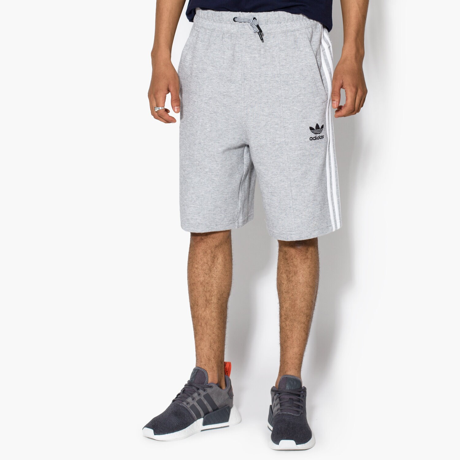 pánské kalhoty ADIDAS KALHOTY  L.A SHORTS FT BK7751 ŠEDÁ