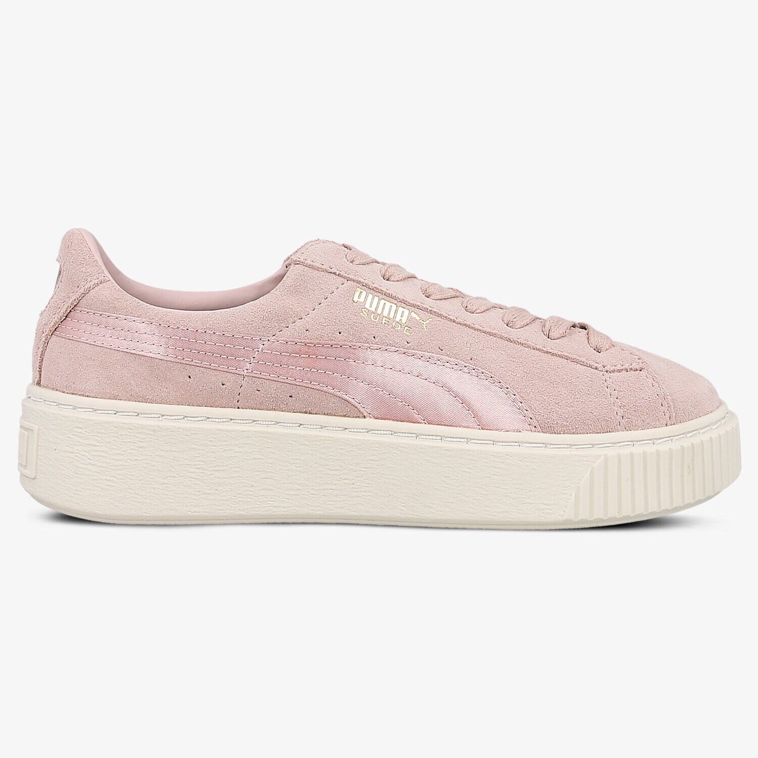 dámské tenisky PUMA SUEDE PLATFORM SATIN 36582803 RŮŽOVÁ