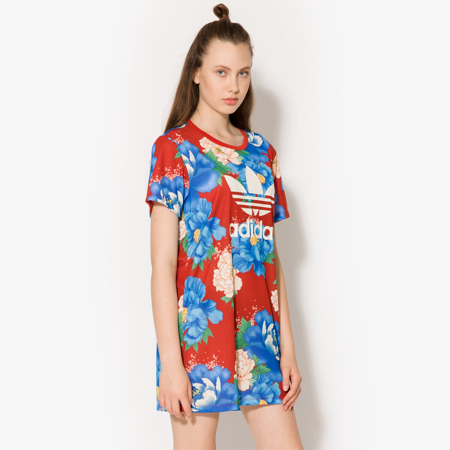 dámské šaty ADIDAS ŠATY TRF TEE DRESS BR7864 VÍCEBAREVNÁ
