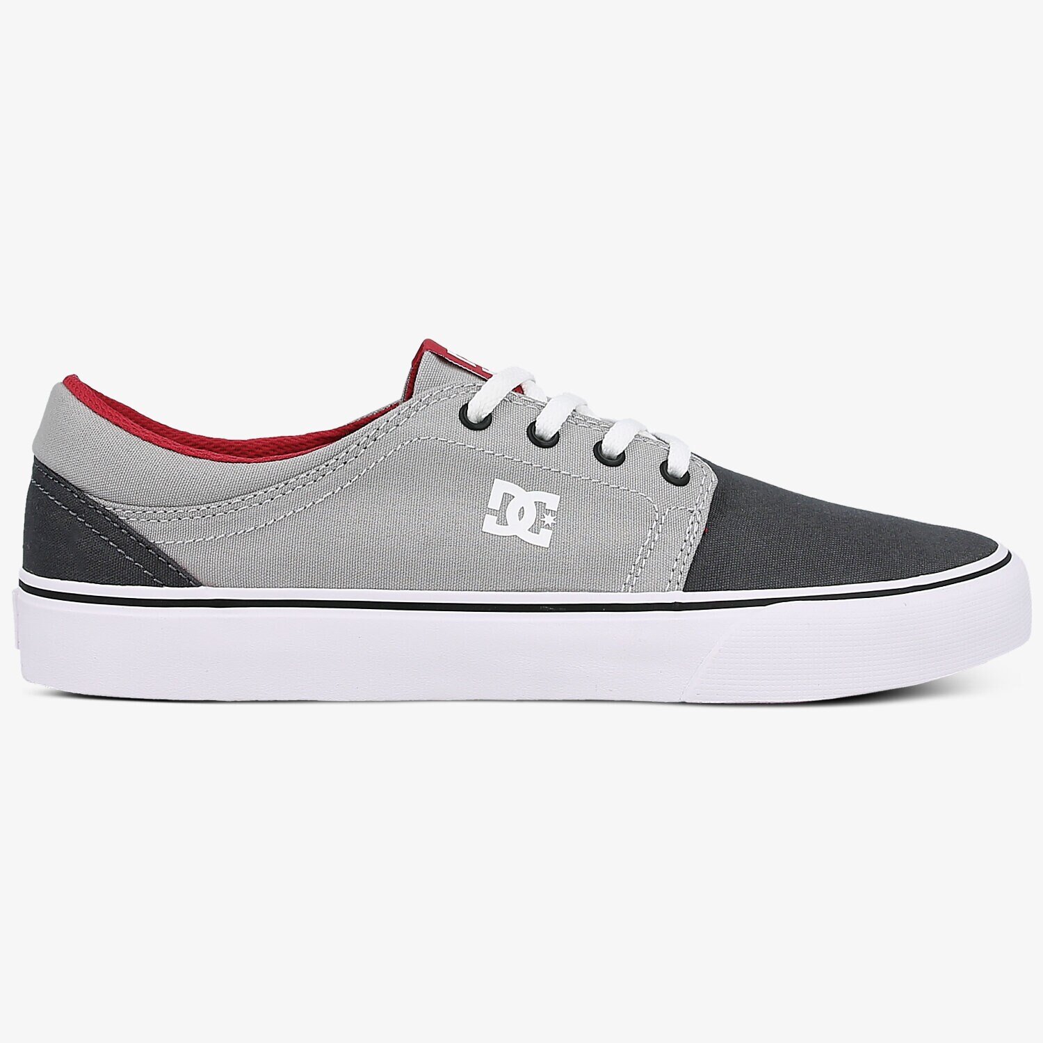 pánské skate boty (skateboardové) DC TRASE TX ADYS300126XSSR ŠEDÁ