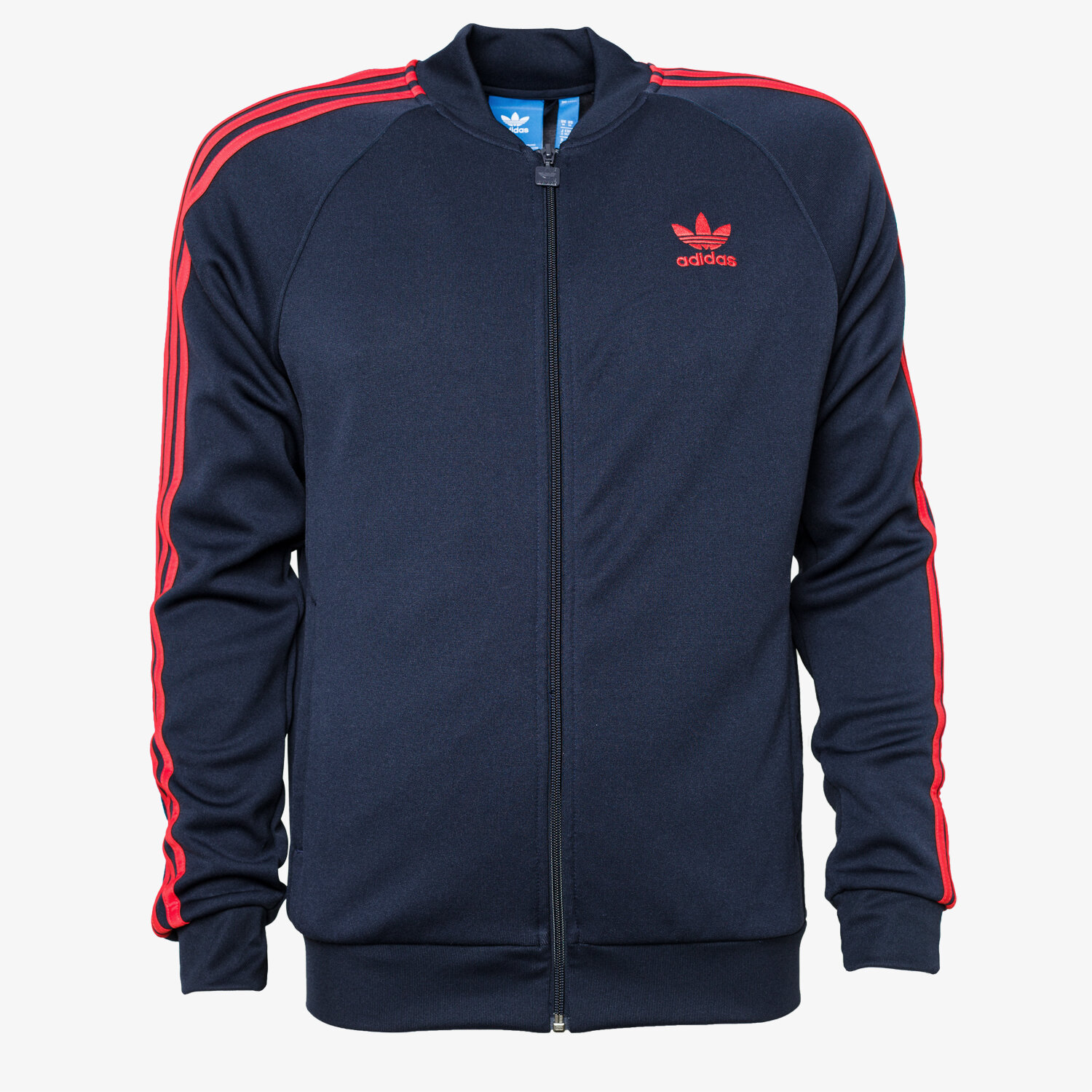 pánská mikina ADIDAS MIKINA SST TT BR4320 TMAVOMODRÁ