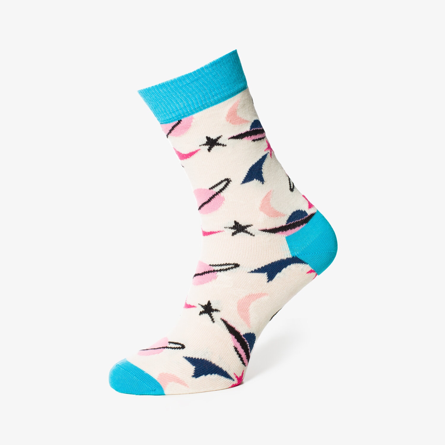 dámské ponožky HAPPY SOCKS PONOŽKY SPACE SOCKS SPA011000 VÍCEBAREVNÁ