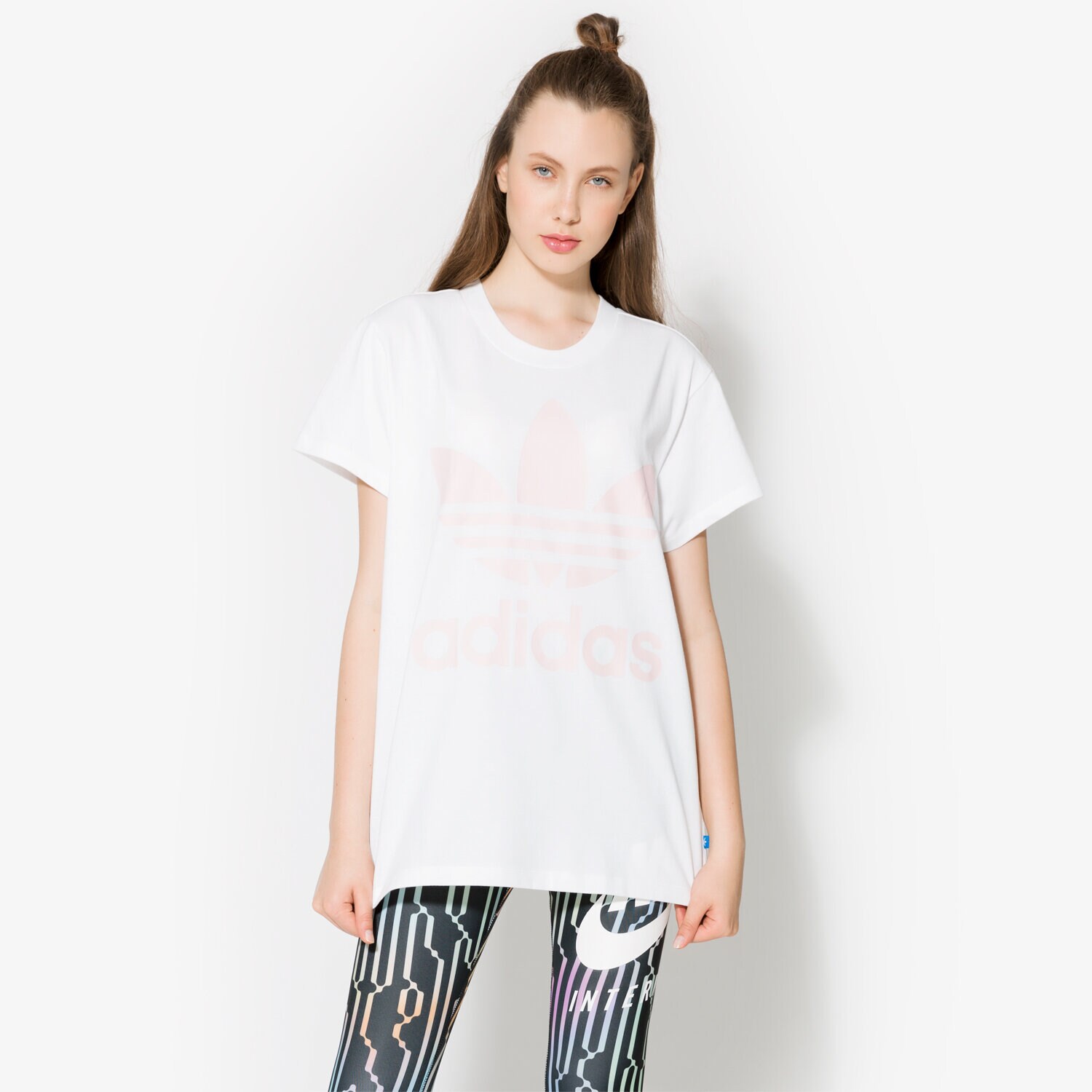 dámské tričko ADIDAS TRIČKO SS BIG TREFOIL TEE BR9825 BÍLÁ