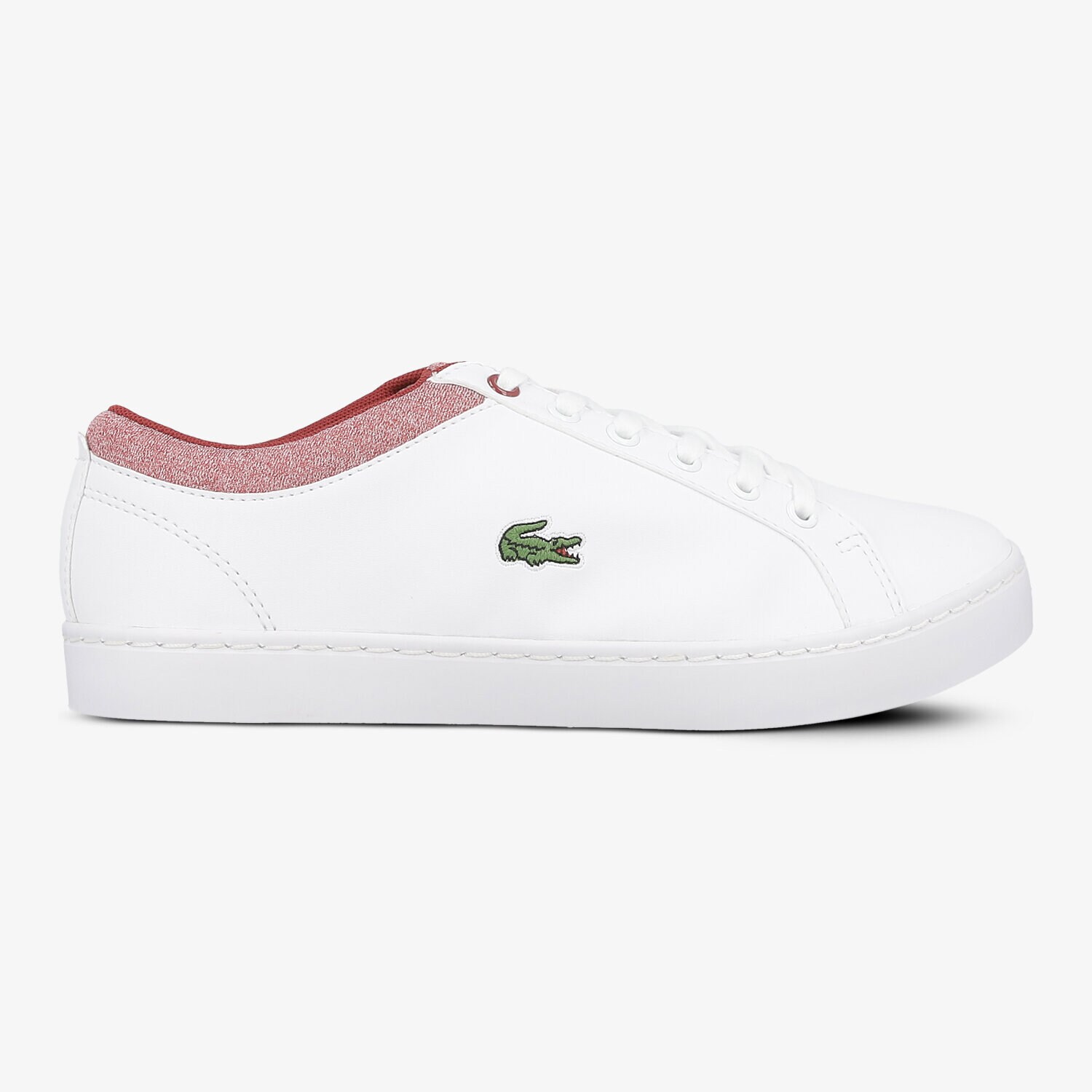 dětské tenisky LACOSTE STRAIGHTSET LACE 317 1 734CAJ0017286 BÍLÁ