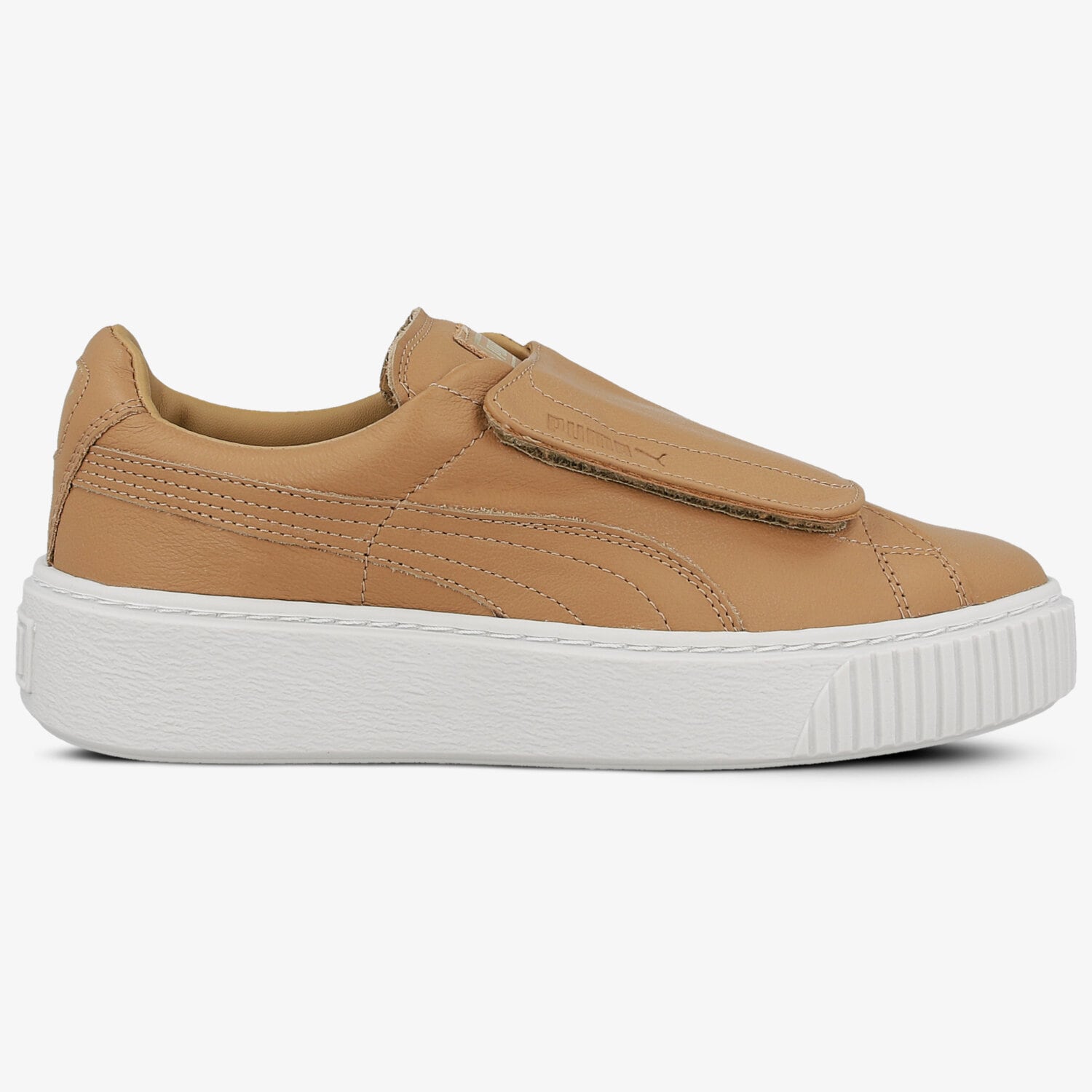dámské tenisky PUMA BASKET PLATFORM BIGVELCWN 36412303 HNĚDÁ