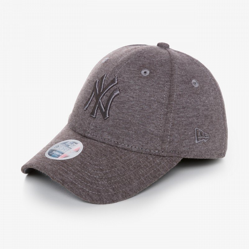 dětská kšiltovka NEW ERA ČEPICE W JERSEY ESS NY YANKEES GRH/GRH 80524871 ŠEDÁ