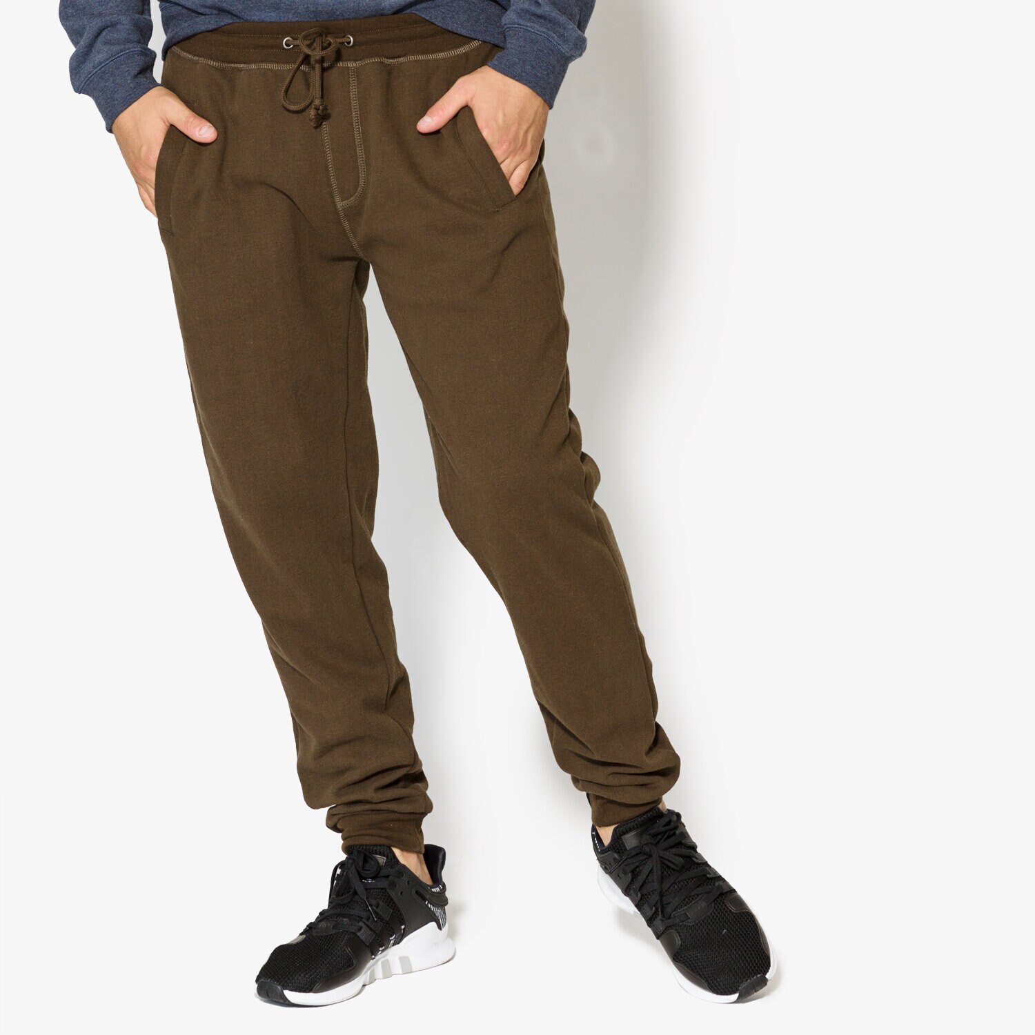 pánské kalhoty CONFRONT KALHOTY  CHARLES CF37SPM23003 KHAKI