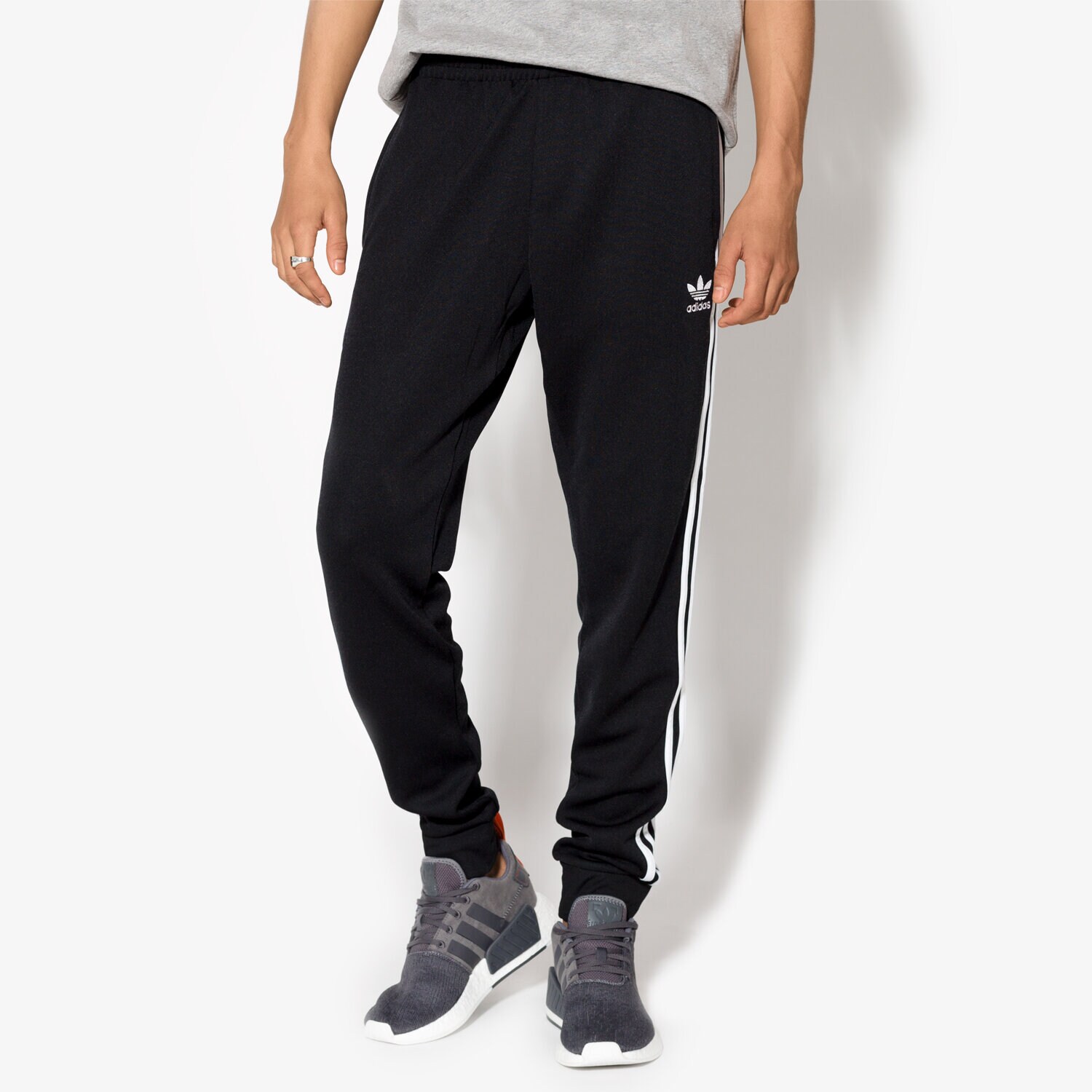 pánské kalhoty ADIDAS KALHOTY  SST CUFFED TP AJ6960 ČERNÁ