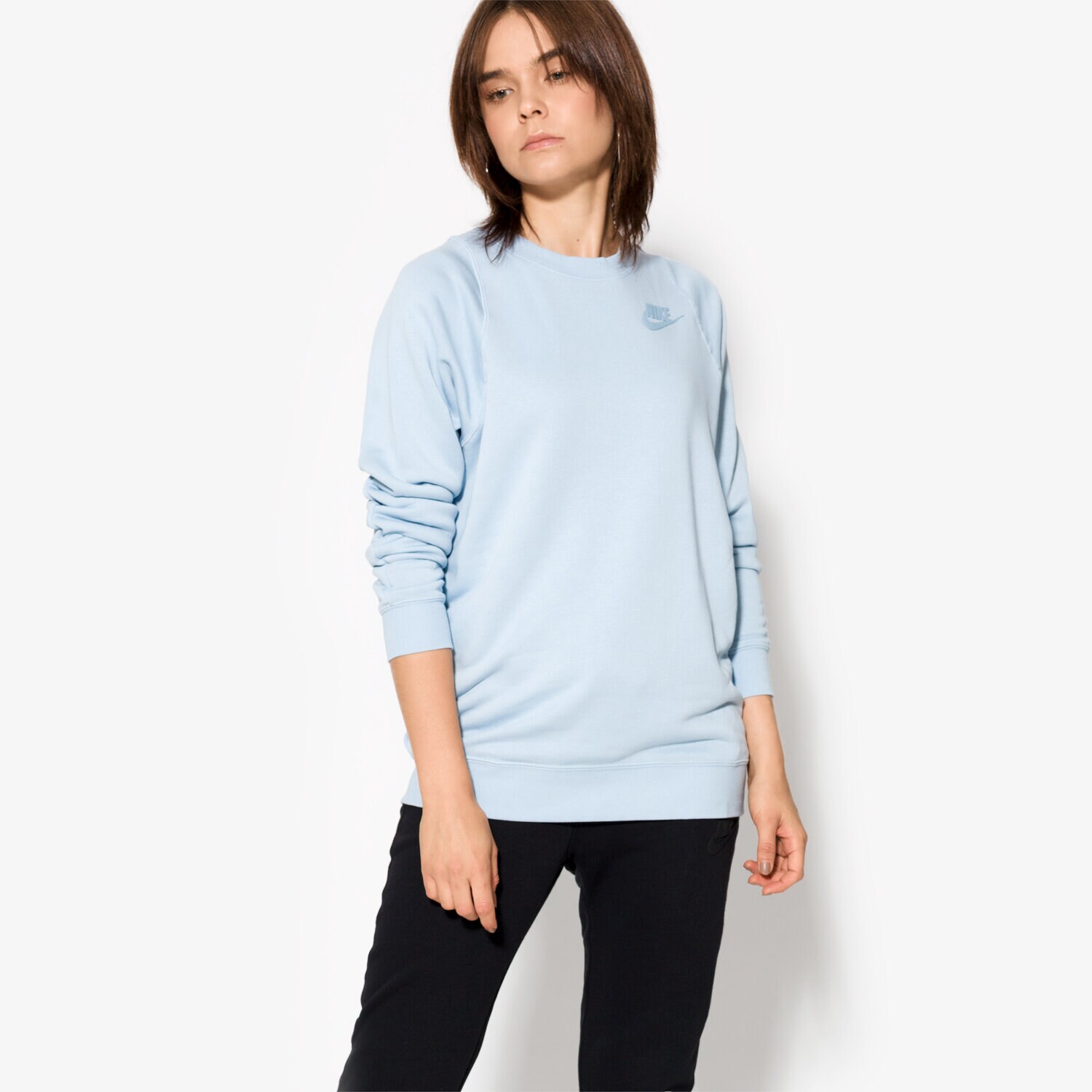 dámská mikina NIKE MIKINA MODERN CRW 854979401 MODRÁ
