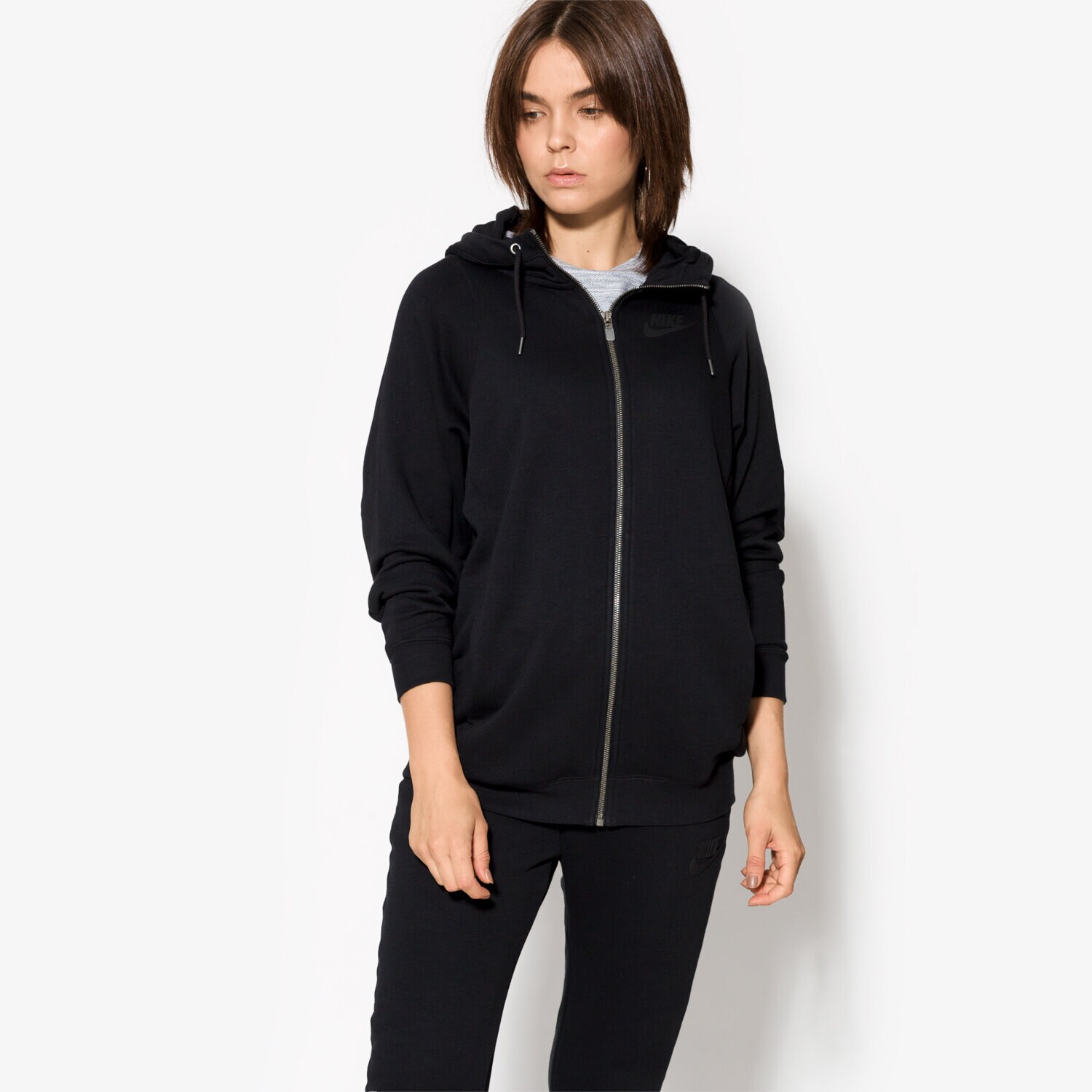 dámská mikina NIKE MIKINA MODERN HOODIE FZ 854985010 ČERNÁ