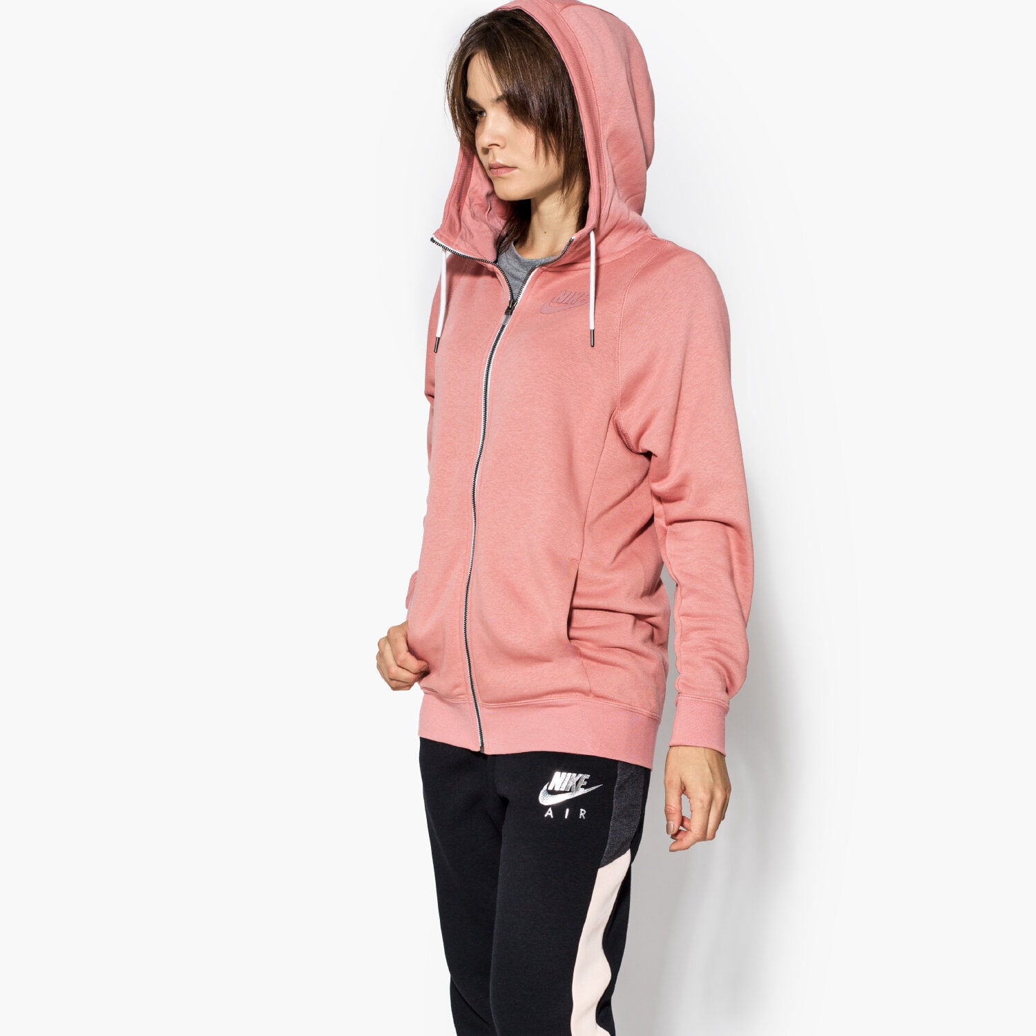 dámská mikina NIKE MIKINA MODERN HOODIE FZ 854985644 RŮŽOVÁ